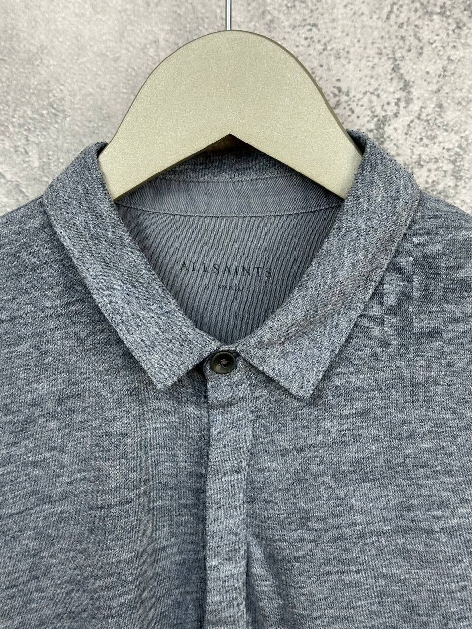 Allsaints AllSaints Tonic Panel Polo Shirt SS Cotton Blend Minimalist Size US S / EU 44-46 / 1 - 9 Thumbnail