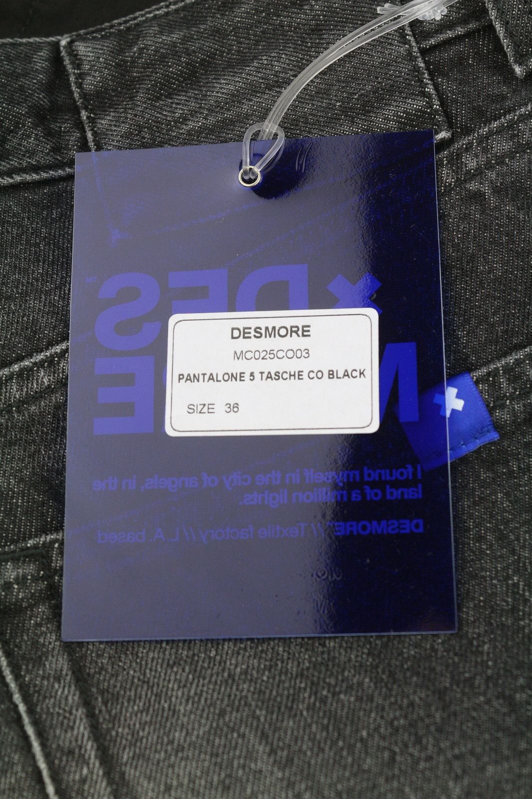 Other 5 TASCHE CO BLACK W36 Slim Button Fly 87841 Size US 36 / EU 52 - 8 Thumbnail