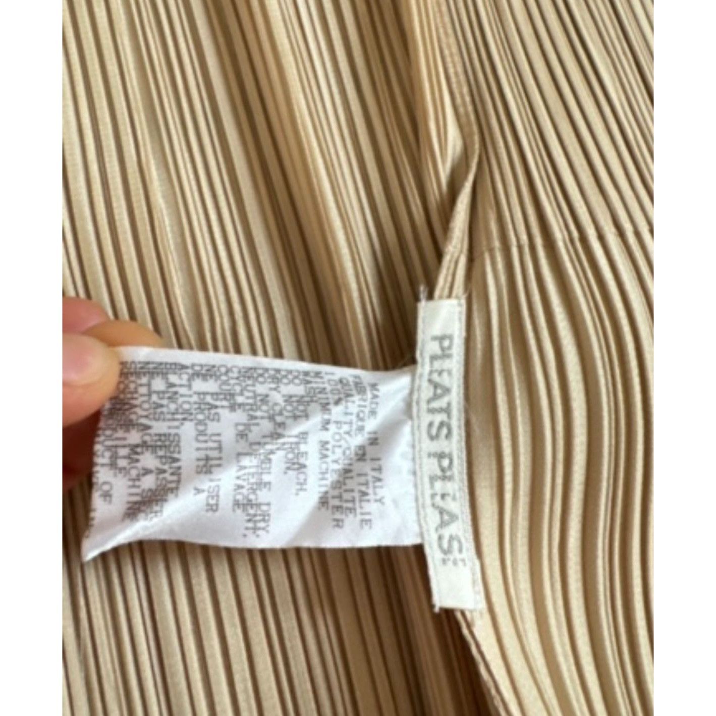 Issey Miyake Beige Pleats please coat Size S / US 4 / IT 40 - 6 Thumbnail