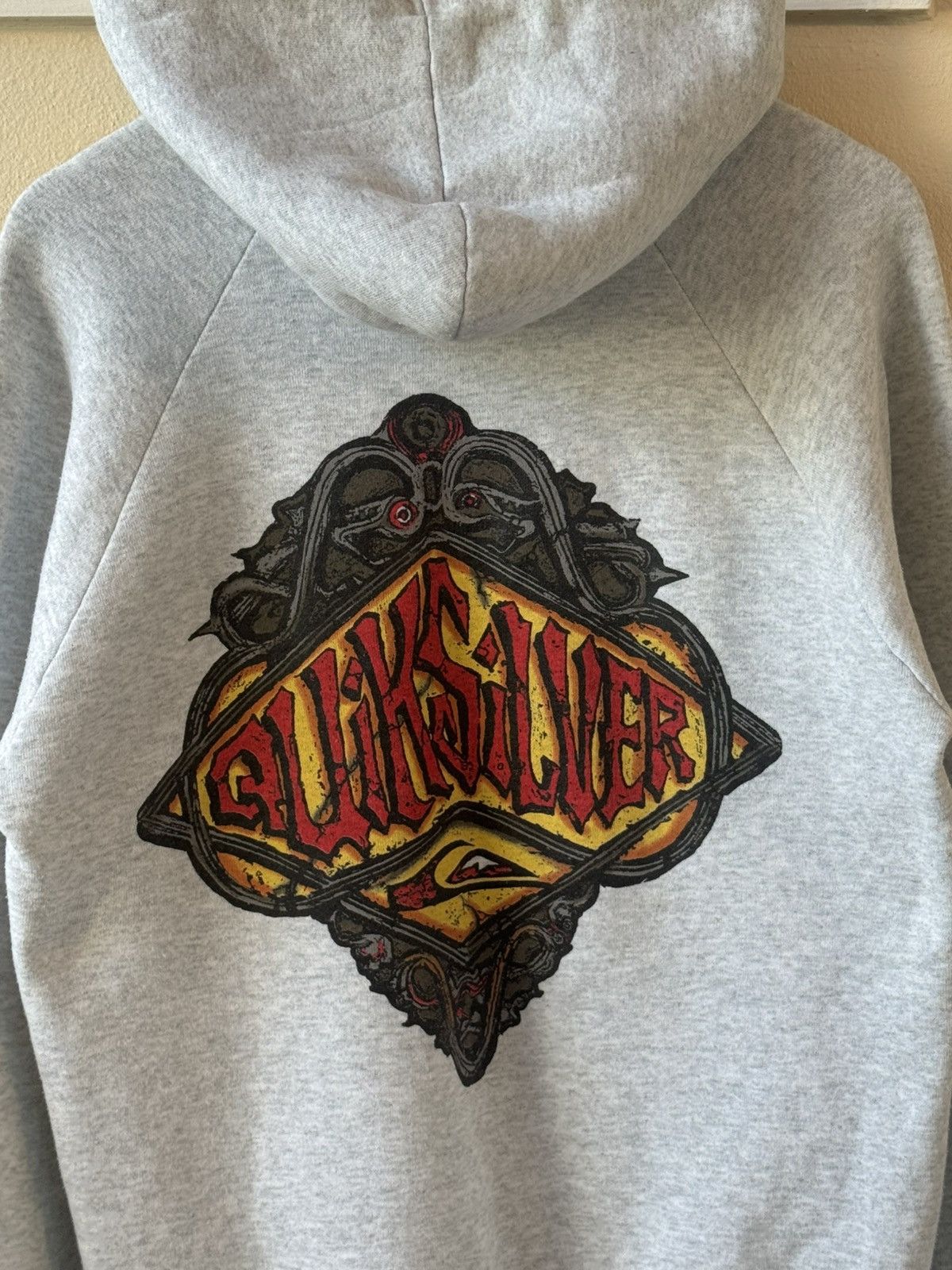 Quiksilver Vintage 90s Quiksilver Surf hoodie Grey Size US S / EU 44-46 / 1 - 4 Thumbnail