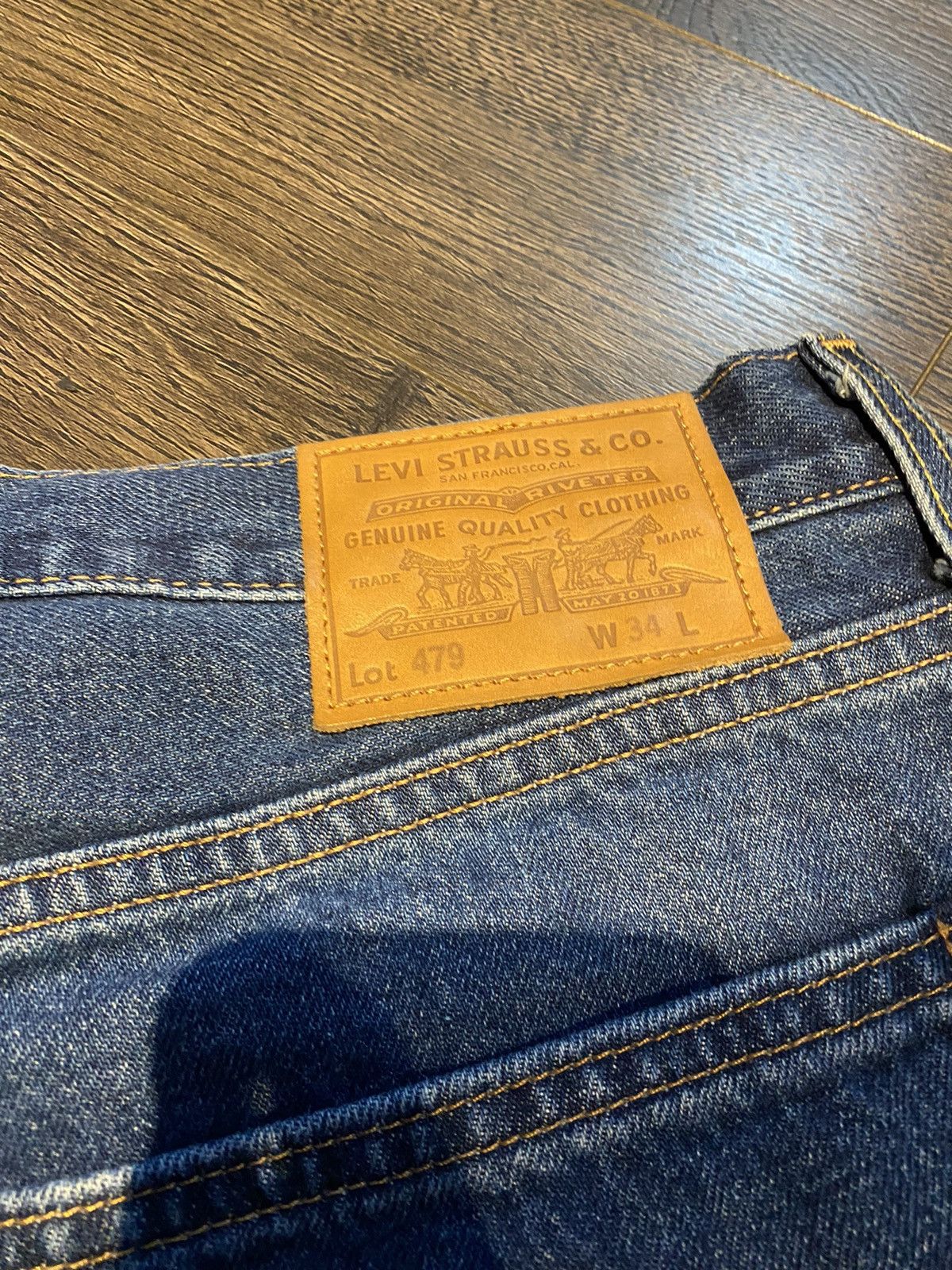 Levi's Vintage Clothing Levis jean short Size US 34 / EU 50 - 3 Thumbnail