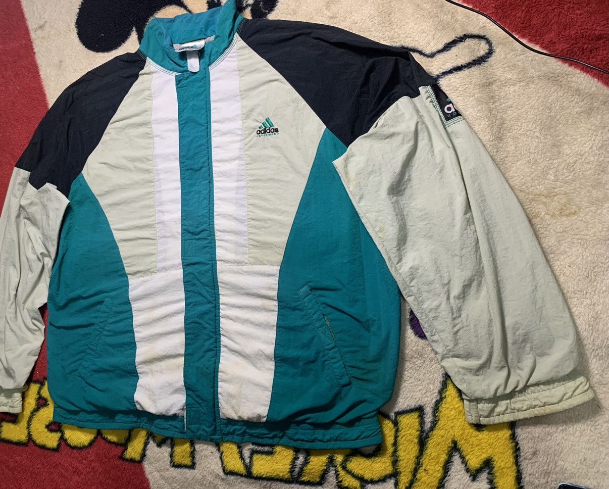 Adidas 2000 ADIDAS EQUIPMENT WINDBREAKER EMBROIDERED LOGO Size US XXL / EU 58 / 5 - 4 Thumbnail