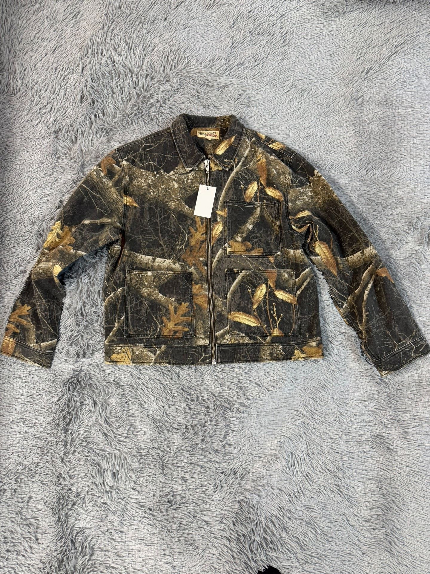 Stussy Stussy Retro Printed Light Jacket xl Men Size US XL / EU 56 / 4 - 1 Thumbnail