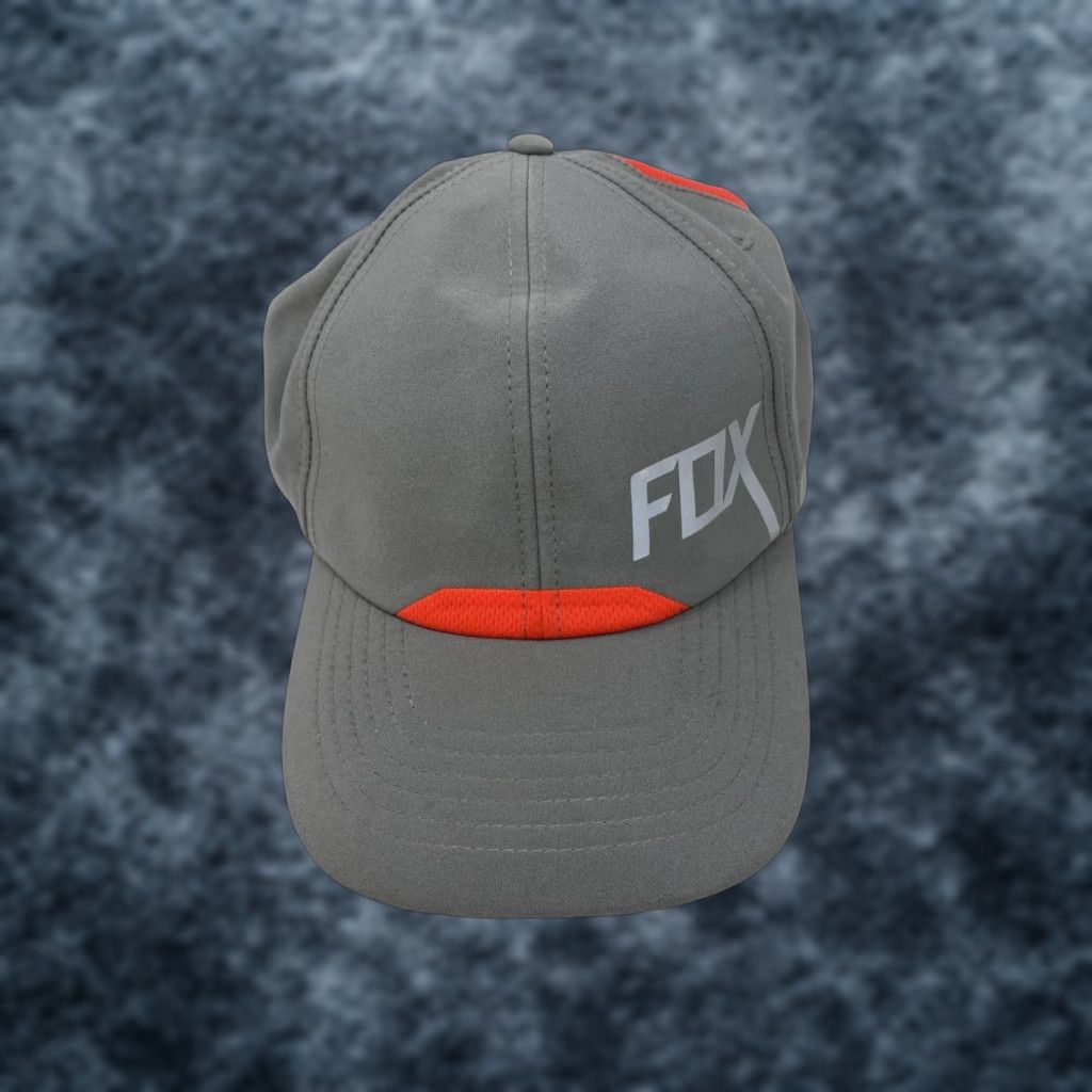 New Era FOX Racing New Era Hat One Size Gray 39Thirty Stretch Fit Cap Adjustable Stretch - Mens Baseball Cap Sports Wear Size ONE SIZE - 1 Thumbnail