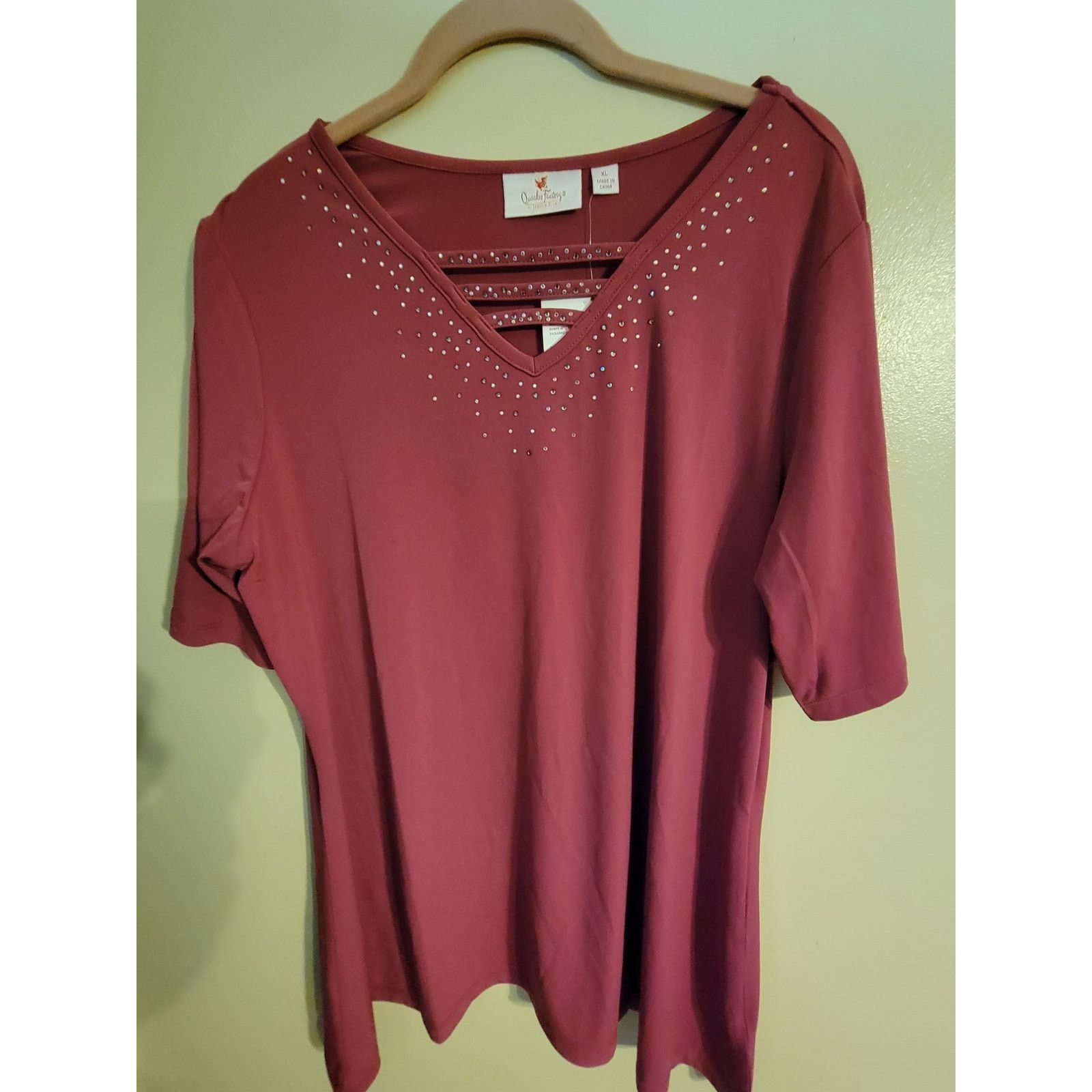 Other Quacker Factory Pink Top L Size L / US 10 / IT 46 - 1 Thumbnail