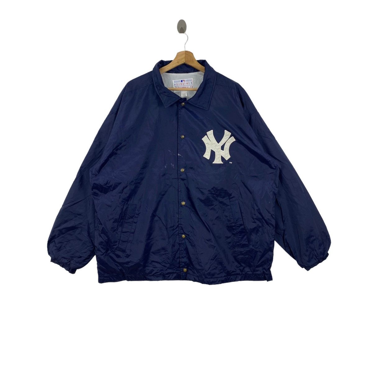 Vintage Vintage NEW YORK By SSK Mlb Baseball Navy Sportswear Size US L / EU 52-54 / 3 - 1 Thumbnail