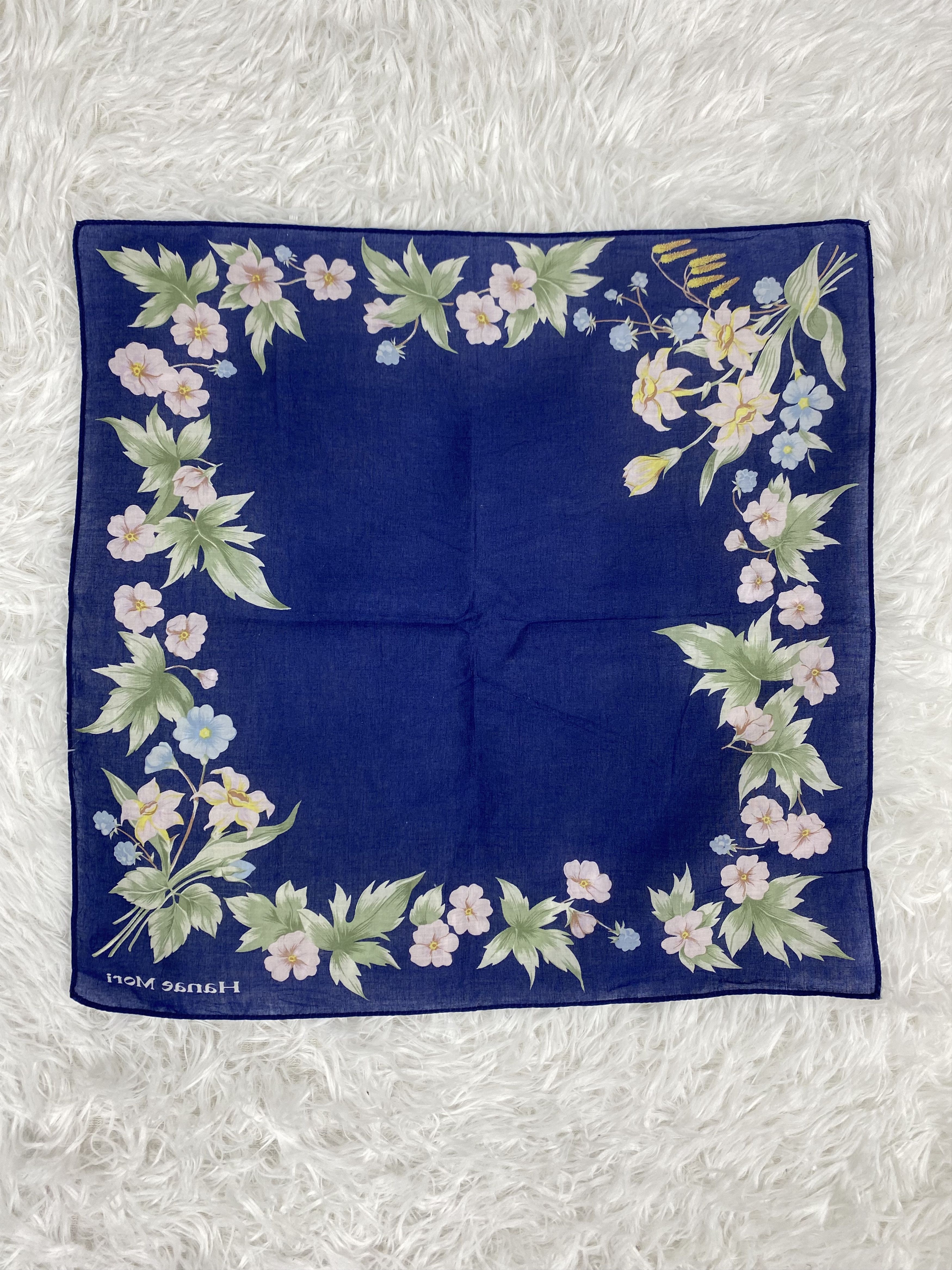 Hanae Mori Vintage Hanae Mori Handkerchief Neckerchief PH0242 Size ONE SIZE - 4 Thumbnail