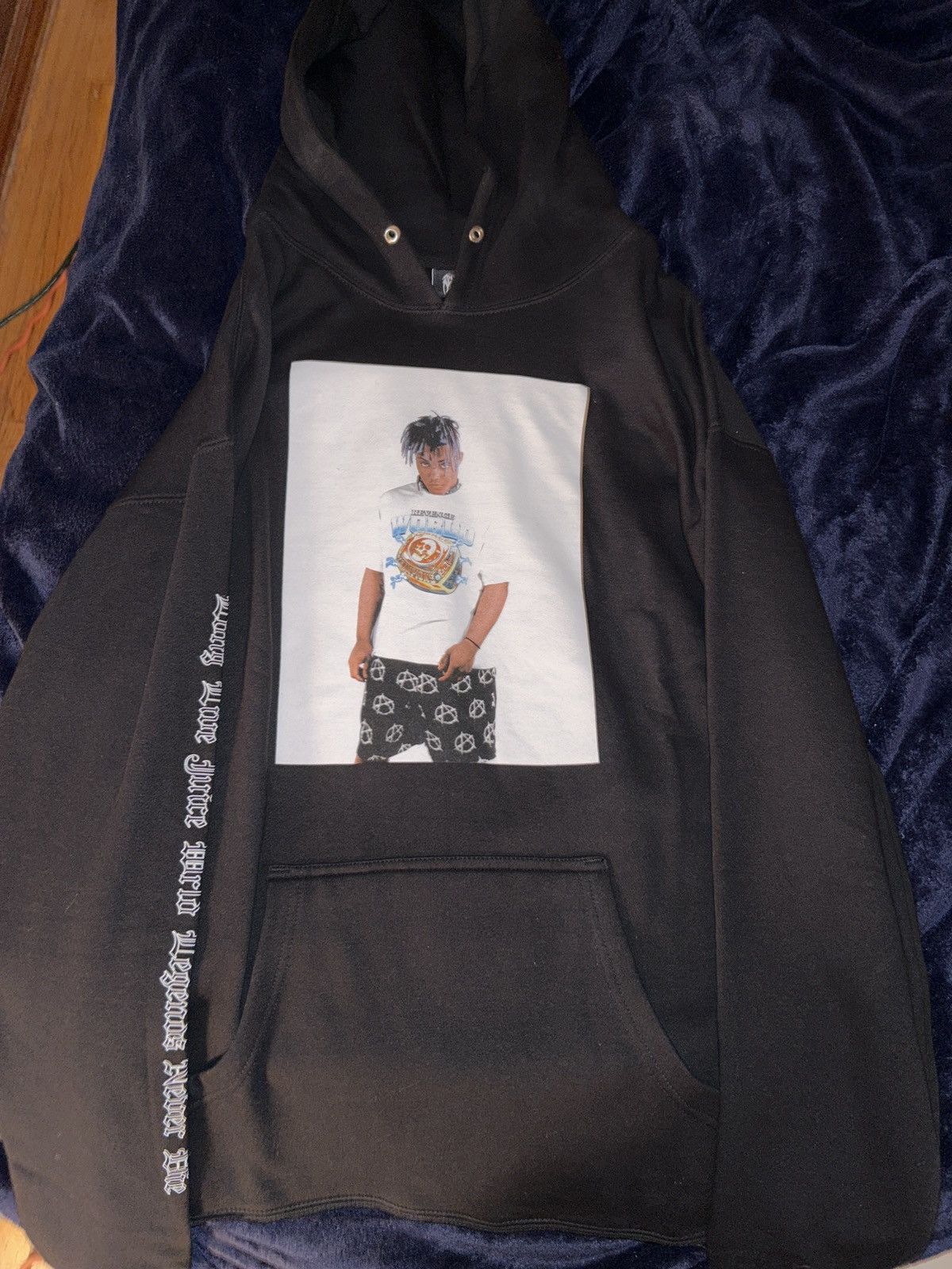 Revenge x 999 Club Juice WRLD “Legends Never Die” hoodie