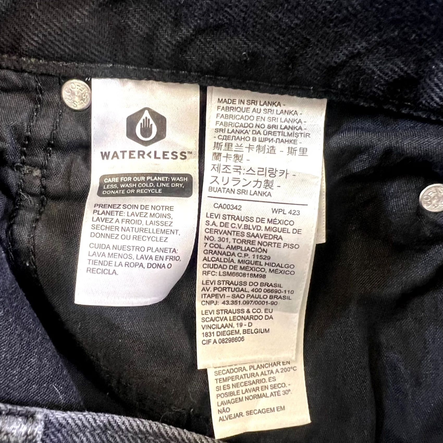Levi's Levi's 94 Baggy Jeans Women's 31 Gray Denim Cotton Mid Rise Straight Leg Zip Fly Jeans Womens 31 Gray Size 24" / US 00 / IT 34 - 7 Thumbnail