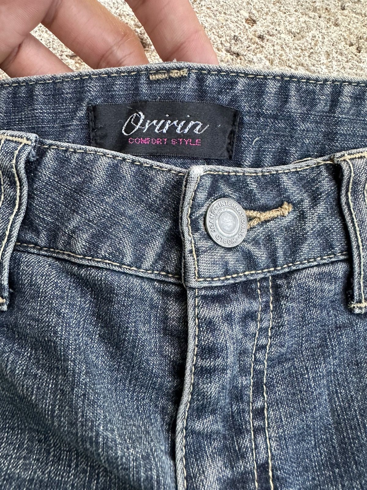 Japanese Brand Y2K Flare Hysteric Inspired Jeans With Leopard Fur W27 Size 27" / US 4 / IT 40 - 7 Thumbnail