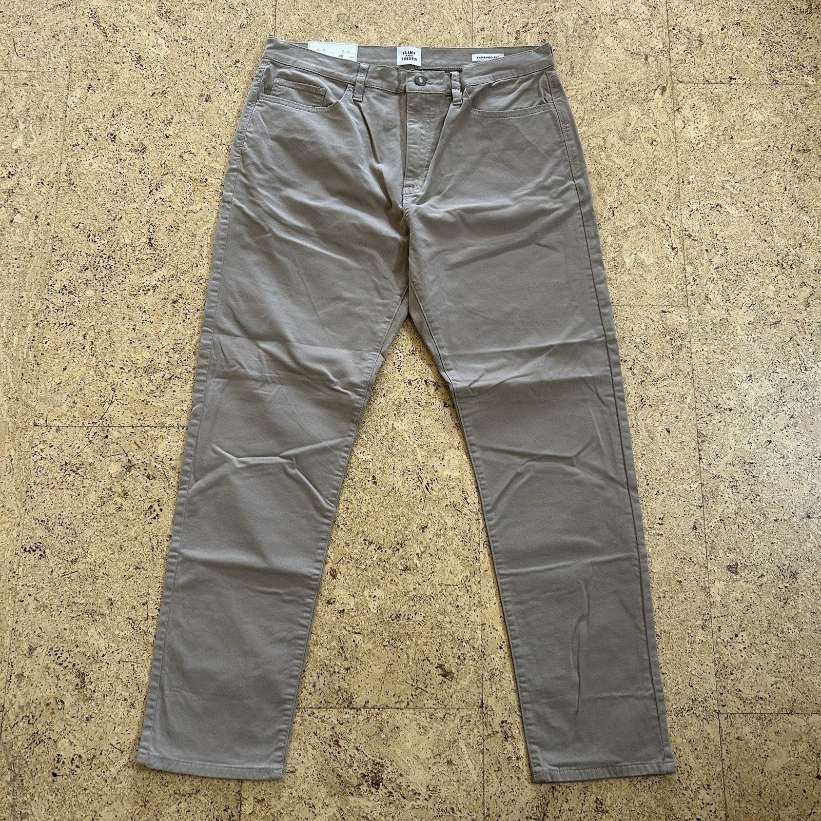 Flint And Tinder NEW 365 Tapered Fit Stretch Chino Pants 34x32 Size US 34 / EU 50 - 1 Thumbnail