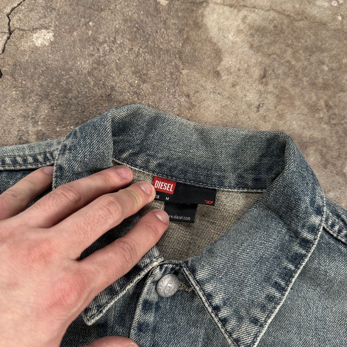 Diesel Vintage Y2K Diesel Denim Jacket Size M / US 6-8 / IT 42-44 - 4 Thumbnail
