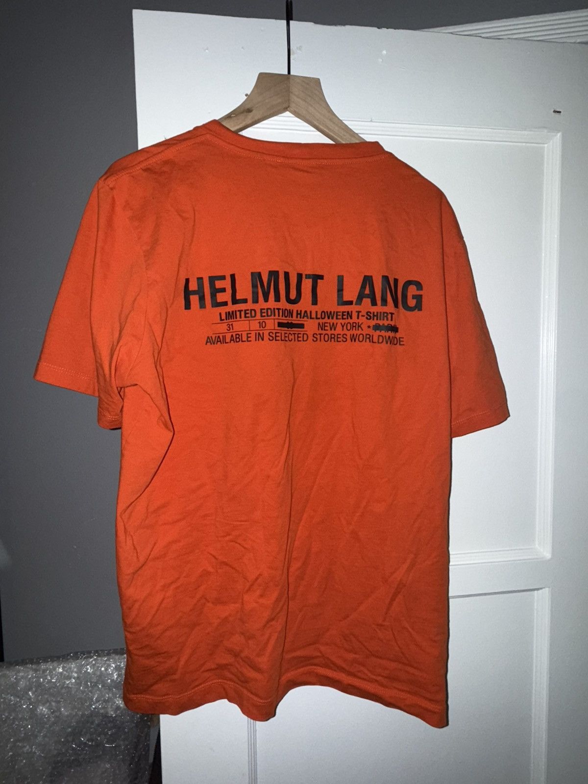 Helmut Lang Helmut Lang Halloween Tee Size US M / EU 48-50 / 2 - 3 Thumbnail