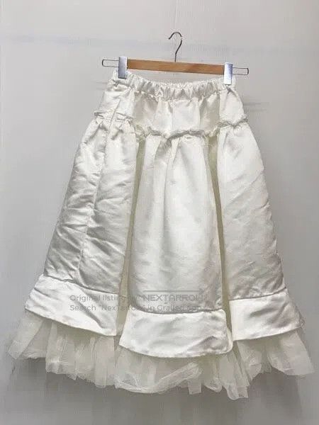 Comme des Garcons Comme Des Garcons size XS White vintage chiffon patched ha Size 23" - 2 Thumbnail