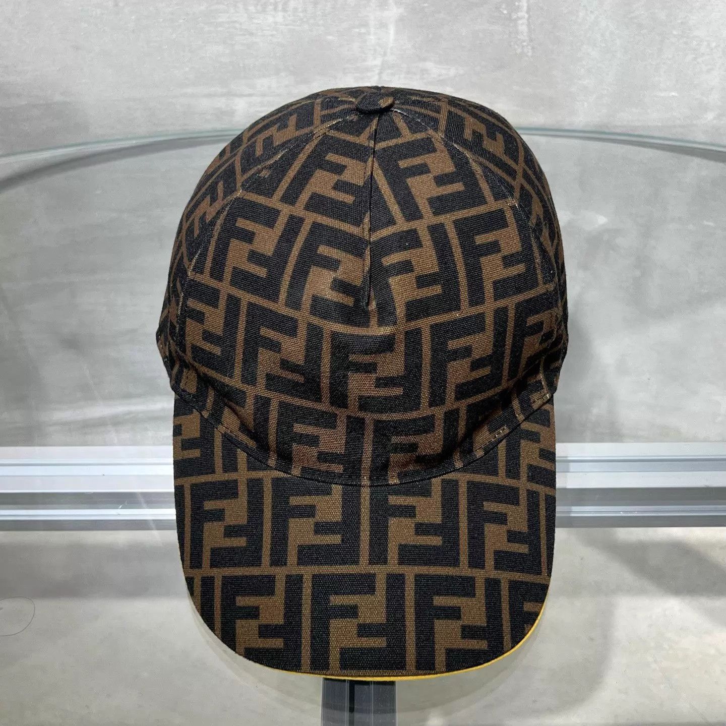 Fendi FENDI Monogram Print Cap Mint 58cm Size ONE SIZE - 1 Thumbnail