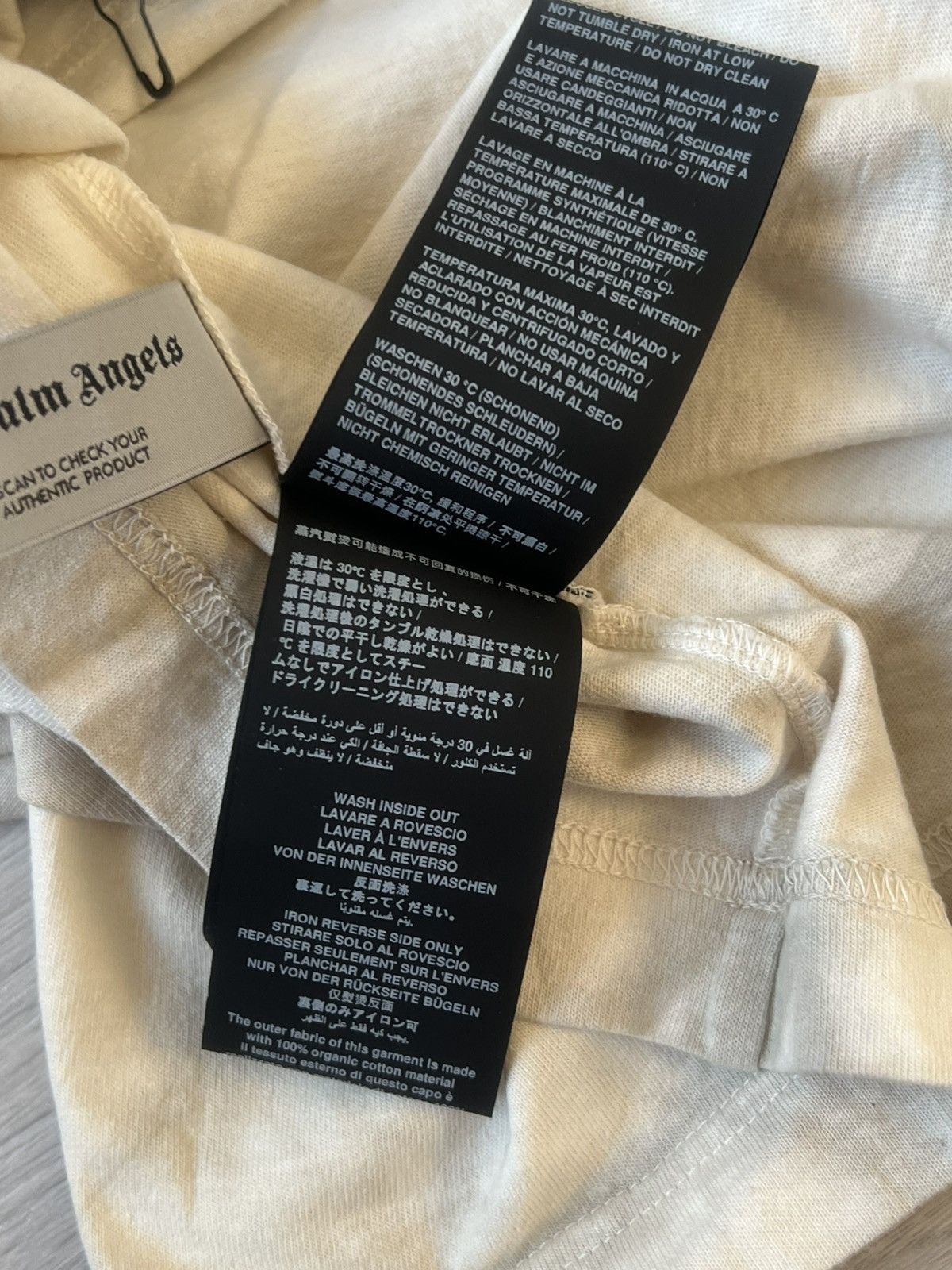 Palm Angels T Shirt New in Silver, Men's — image 5 of 6