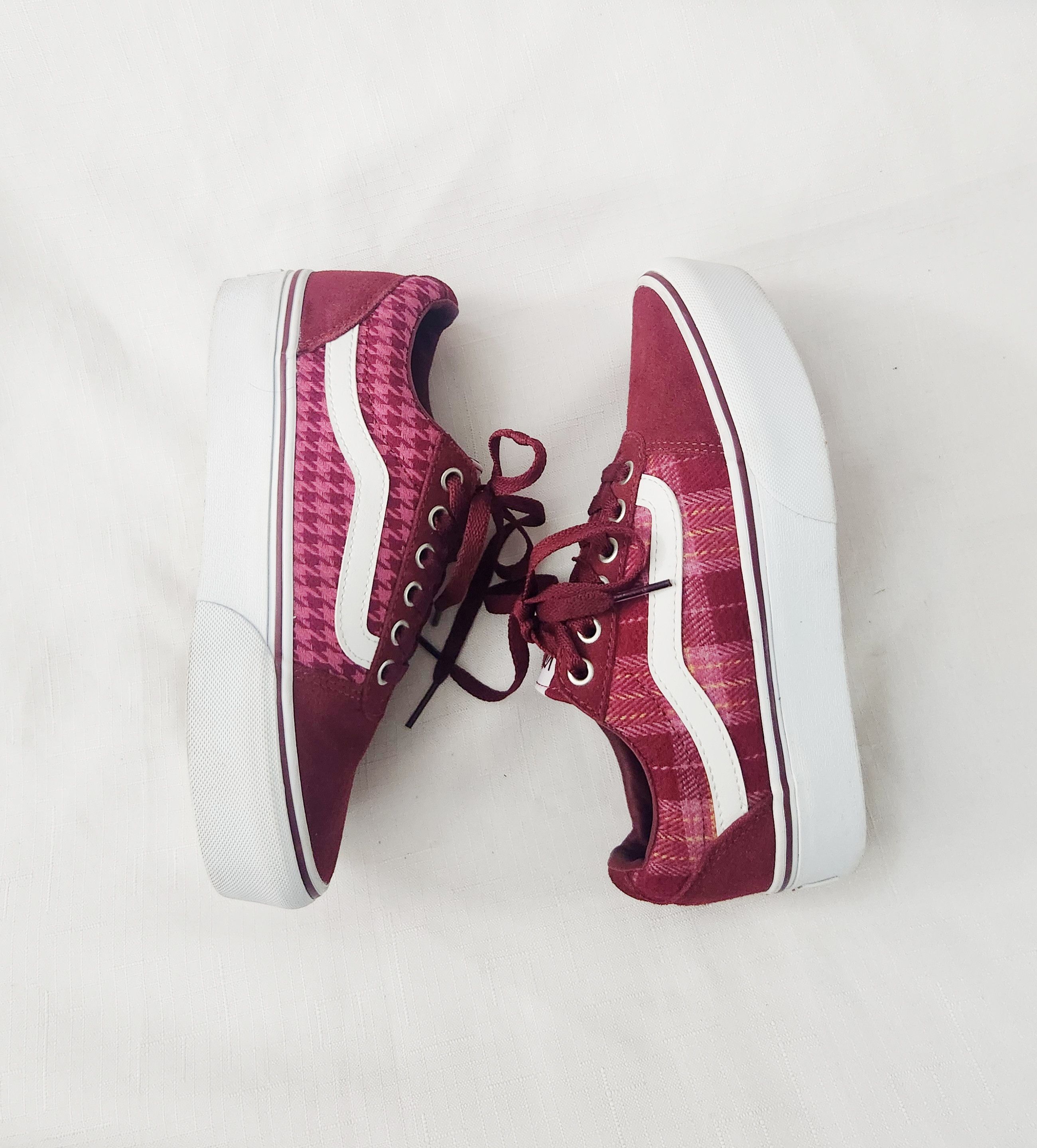 Vans Vans Ward Platform Plaid Mix Port Houndstooth Sneakers SZ 6 Size US 6 / IT 36 - 7 Thumbnail