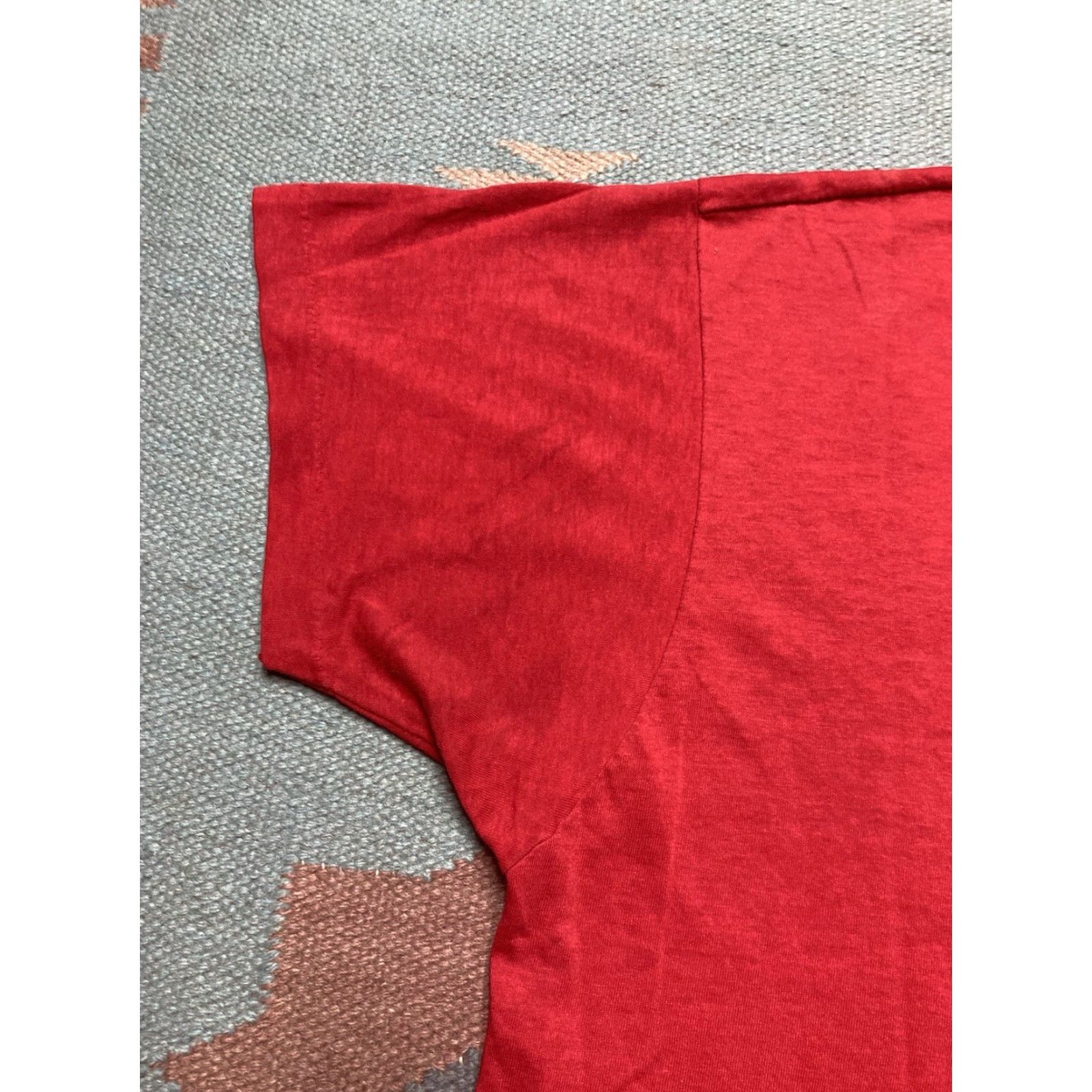 Vintage VINTAGE 80s Screen Stars T-Shirt Flint Michigan Fitness Red XL Men Graphic Size US XL / EU 56 / 4 - 8 Thumbnail