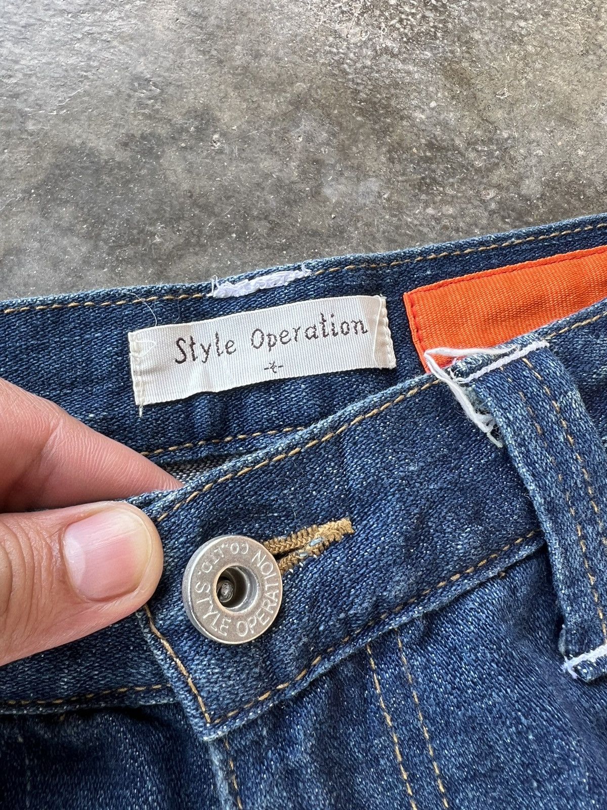 Japanese Brand Style Operation Custom Sashiko Boro Patches Jeans Size US 29 - 8 Thumbnail