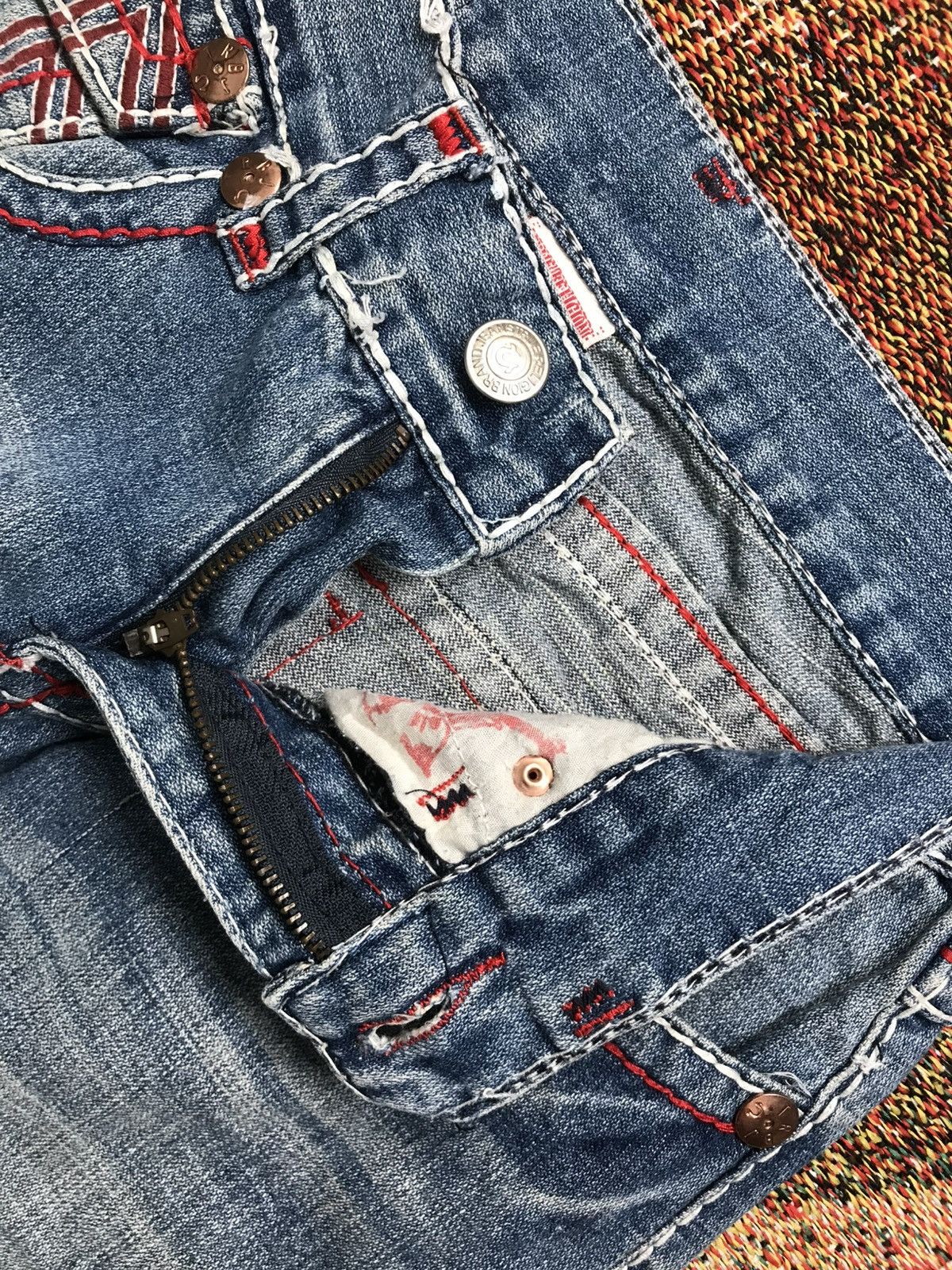 Other Vintage crazy boot cut denim Size US 30 / EU 46 - 6 Thumbnail