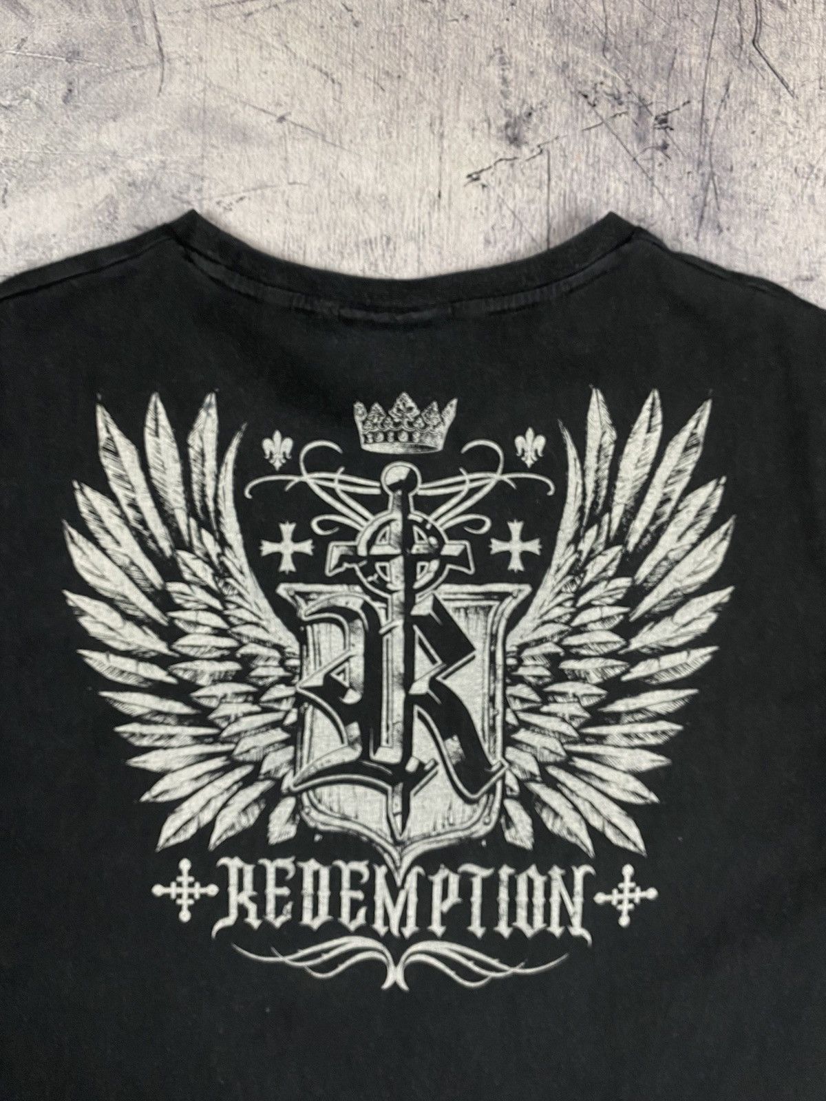 Designer Redemption Affliction Style Y2K Hype T Shirt Tee Size US XL / EU 56 / 4 - 11 Thumbnail