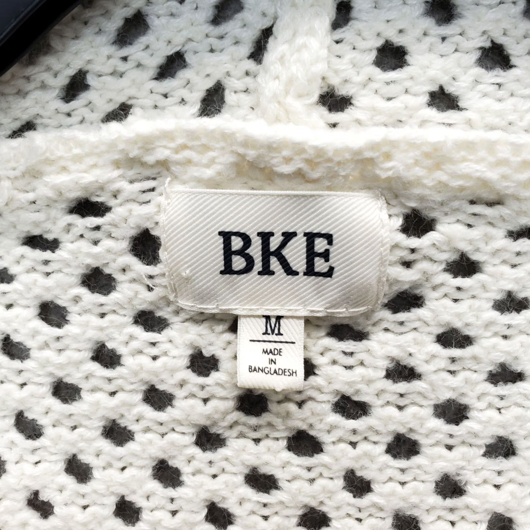 BKE BKE Womens Hooded Sweater Size M Multicolor Open-Knit Pointelle Flared Sleeve Pullover Knit Casual, Travel, Fall/Winter Size M / US 6-8 / IT 42-44 - 5 Thumbnail