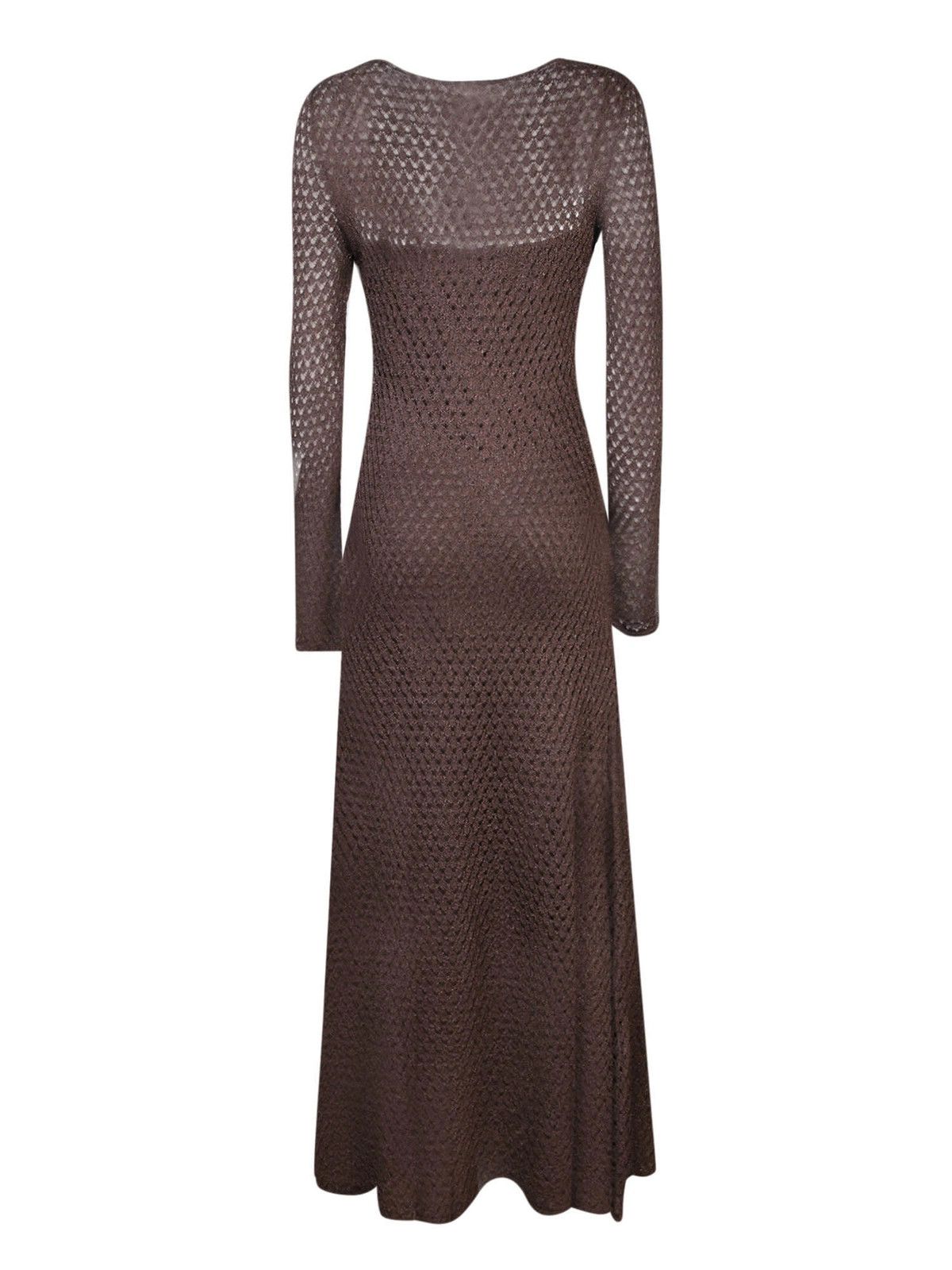 Tom Ford o1y0126 Maxi Dress in Dark Brown Size XS / US 0-2 / IT 36-38 - 2 Thumbnail
