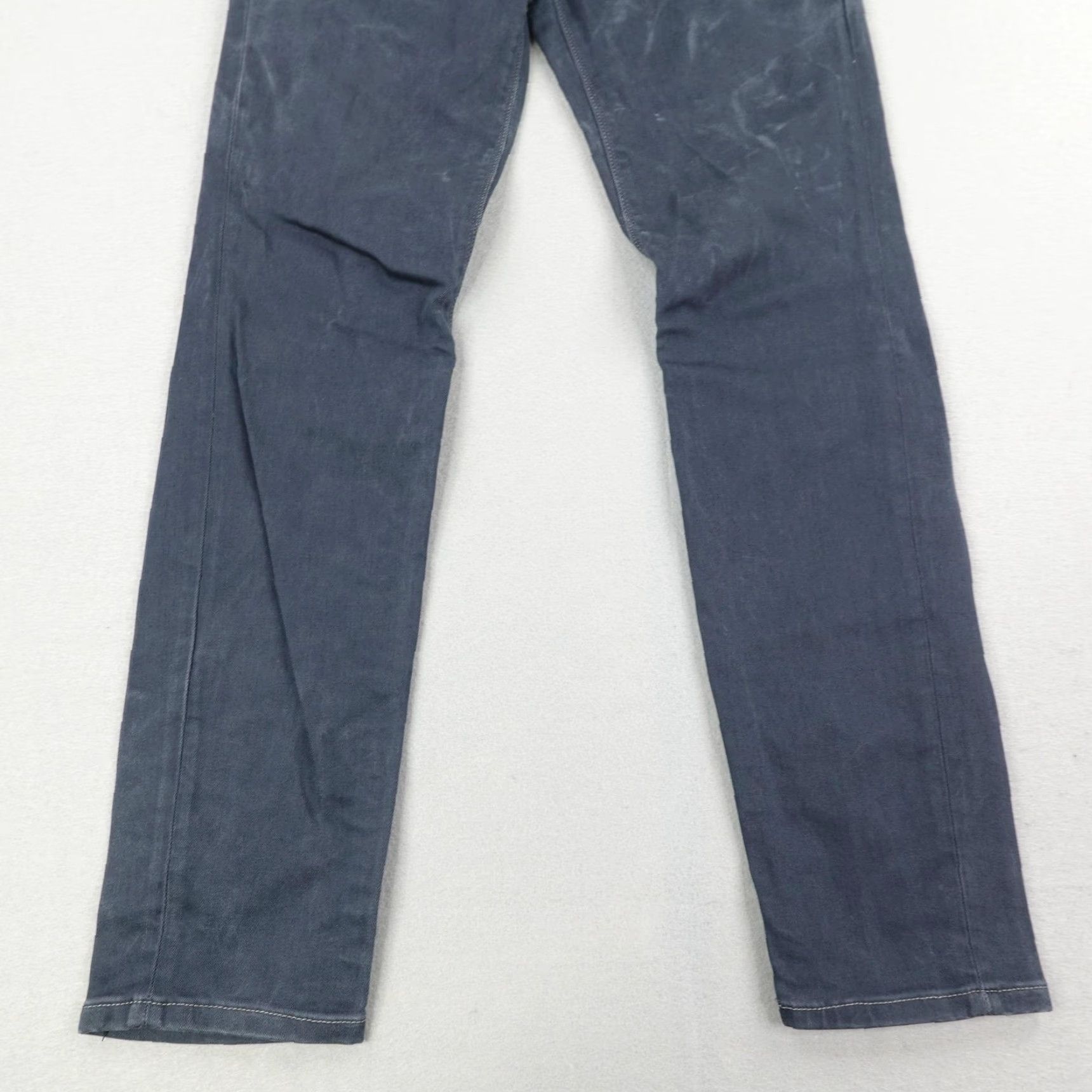 Vintage Vanguard Pants Mens 34x34 Blue Slim Fit Straight 06 Distressed 5 Pocket Chino Size US 34 / EU 50 - 3 Thumbnail