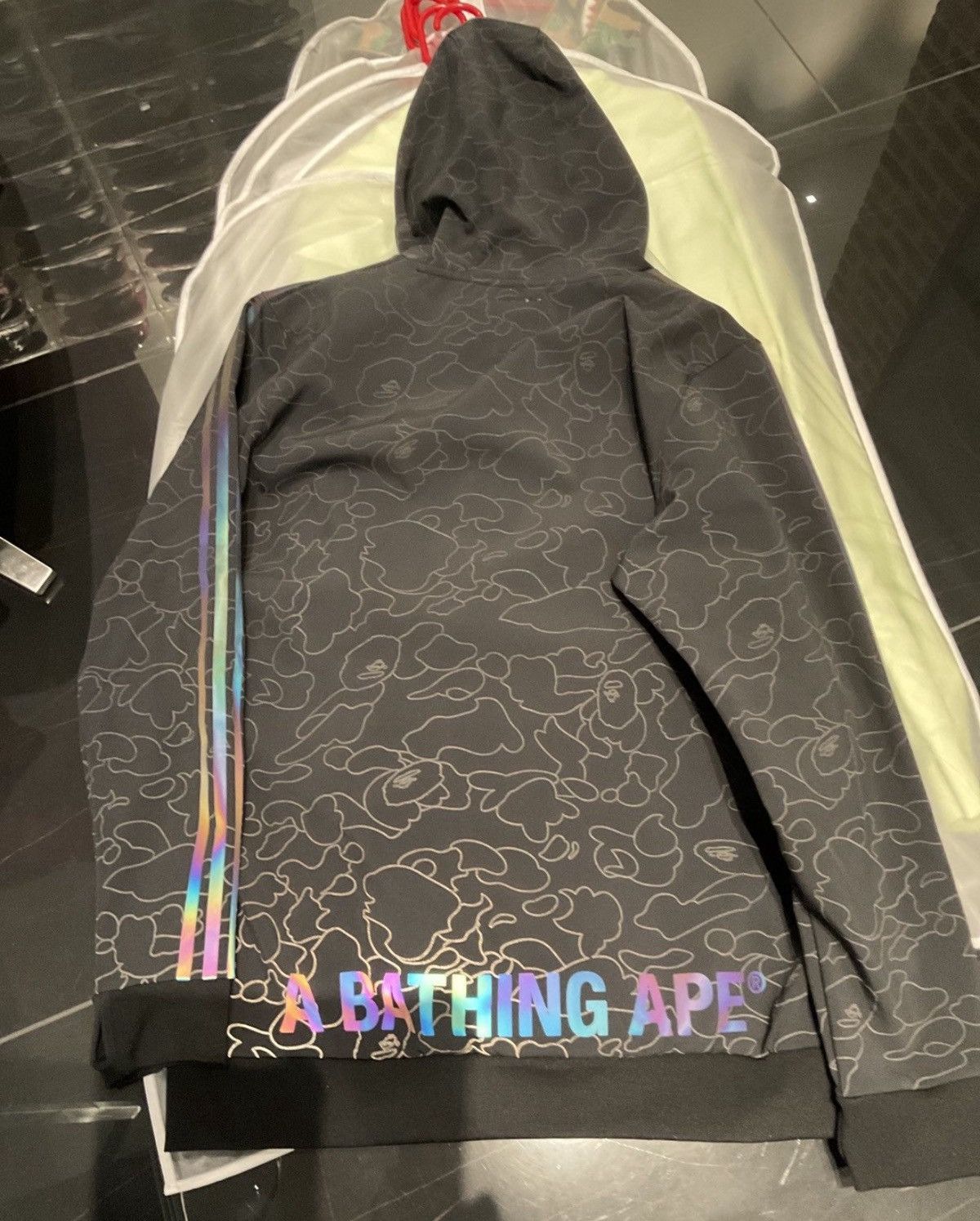 Bape Bape Adidas Tech Hoodie Size US L / EU 52-54 / 3 - 2 Thumbnail