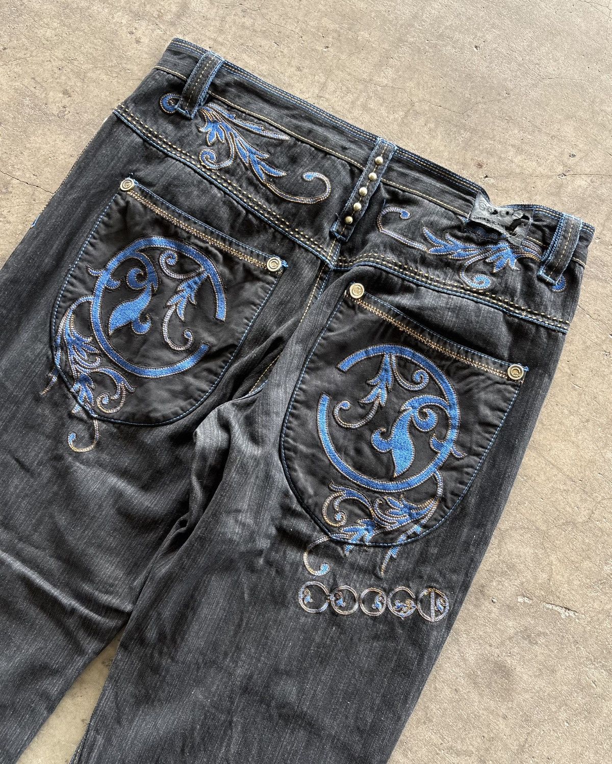 Coogi COOGI Art Baggy Denim Jeans Size US 40 / EU 56 - 8 Thumbnail