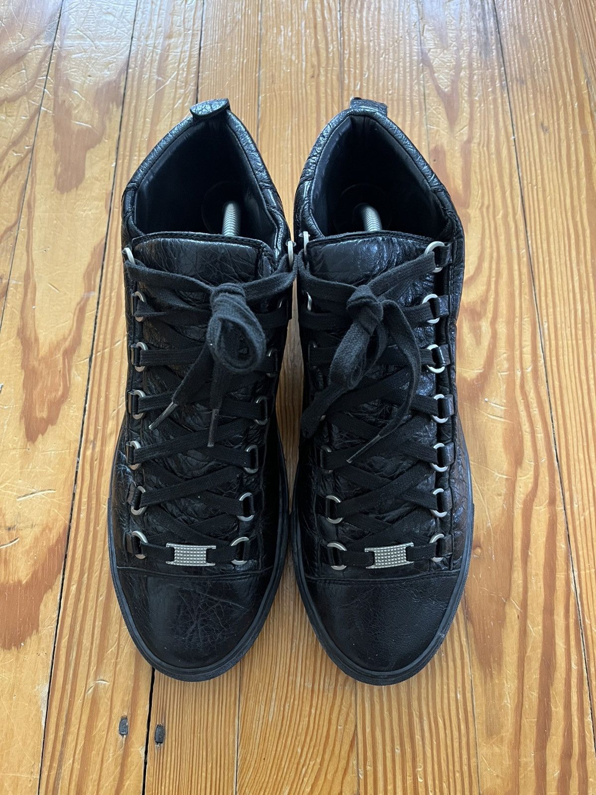 Balenciaga Balenciaga Arena High Leather Black Size US 8 / EU 41 - 3 Thumbnail