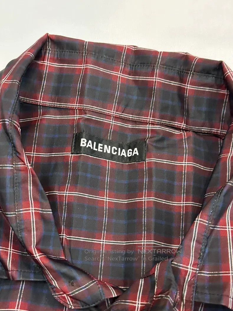 Balenciaga Balenciaga Pleated Shrink Shirt Size US S / EU 44-46 / 1 - 2 Thumbnail