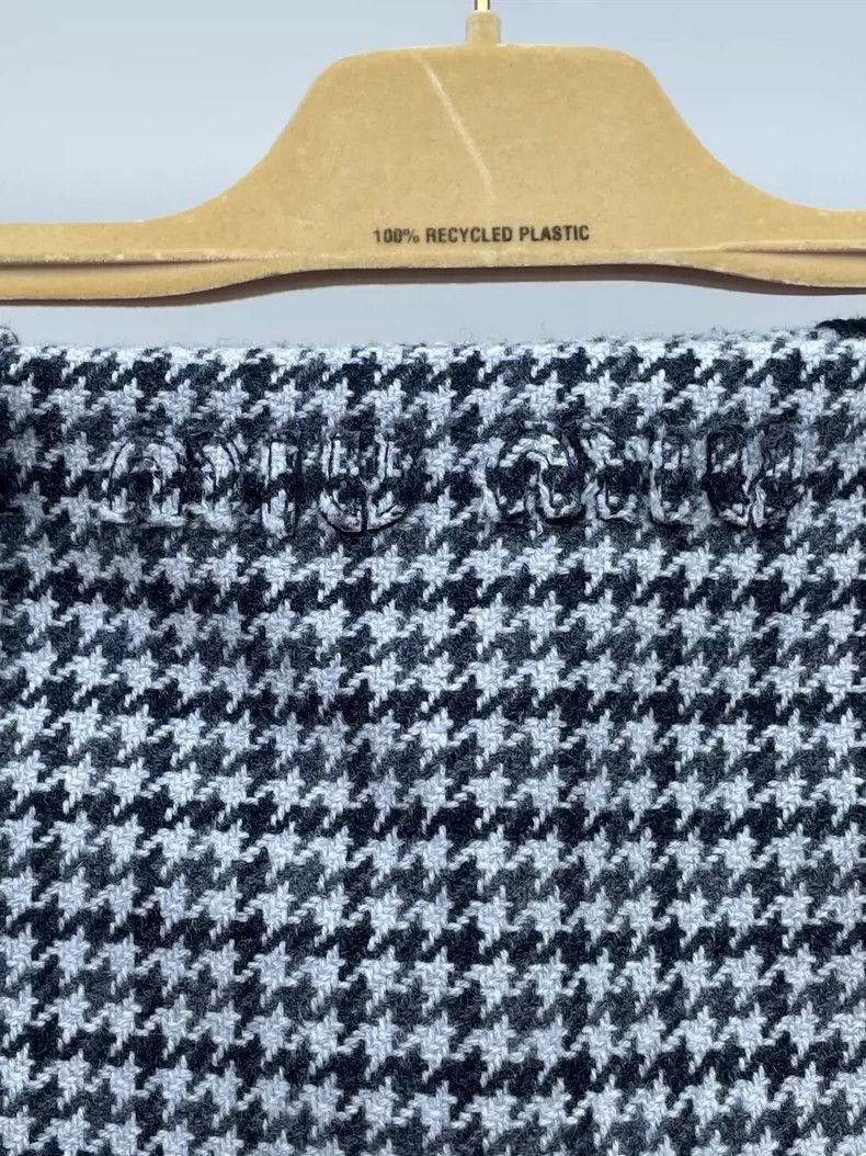 Prada Miu Miu Houndstooth Mini Skirt -2505 Size 35" - 5 Thumbnail