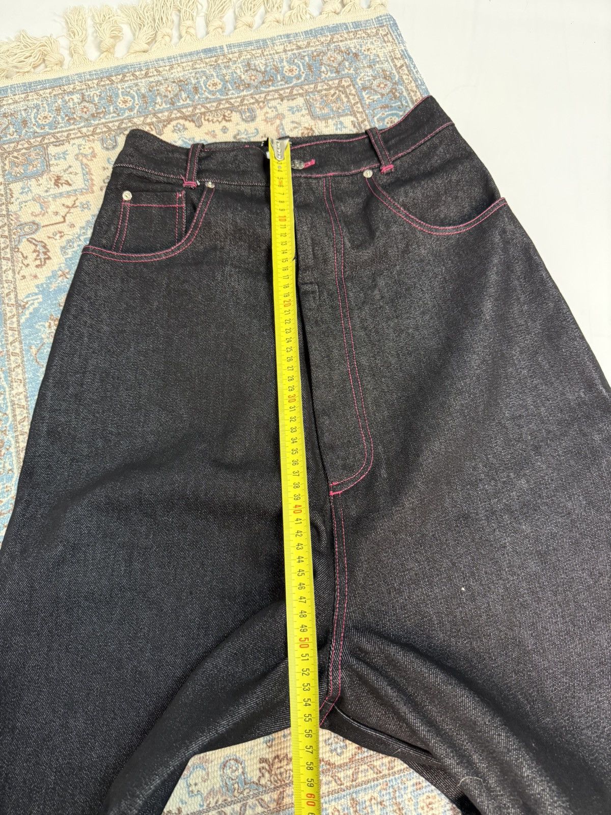 Vaquera Vaquera SS 2019 Baggy Oversized Denim Pants Size US 29 - 12 Thumbnail