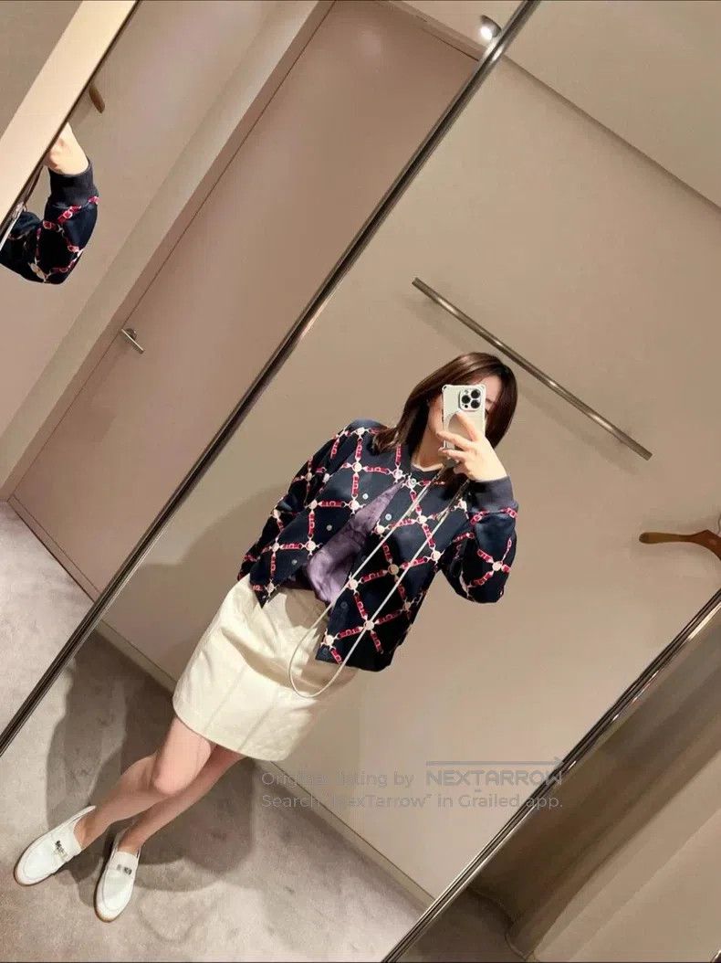 Hermes Hermes Classic chain print jacket Size XXS / US 00 / IT 34 - 7 Thumbnail