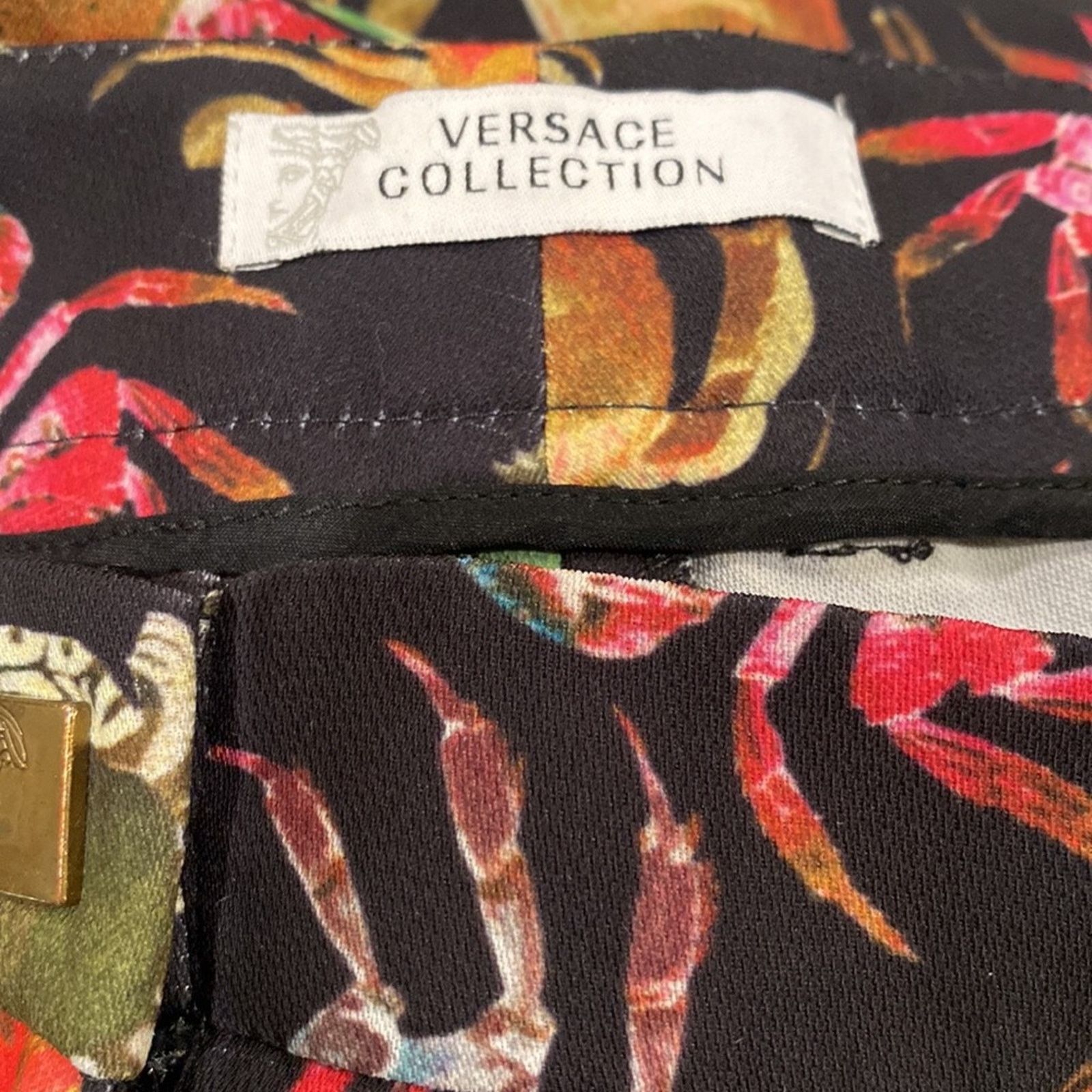 Versace Versace Collection Crabs print trousers SZ40 Size 28" / US 6 / IT 42 - 4 Thumbnail