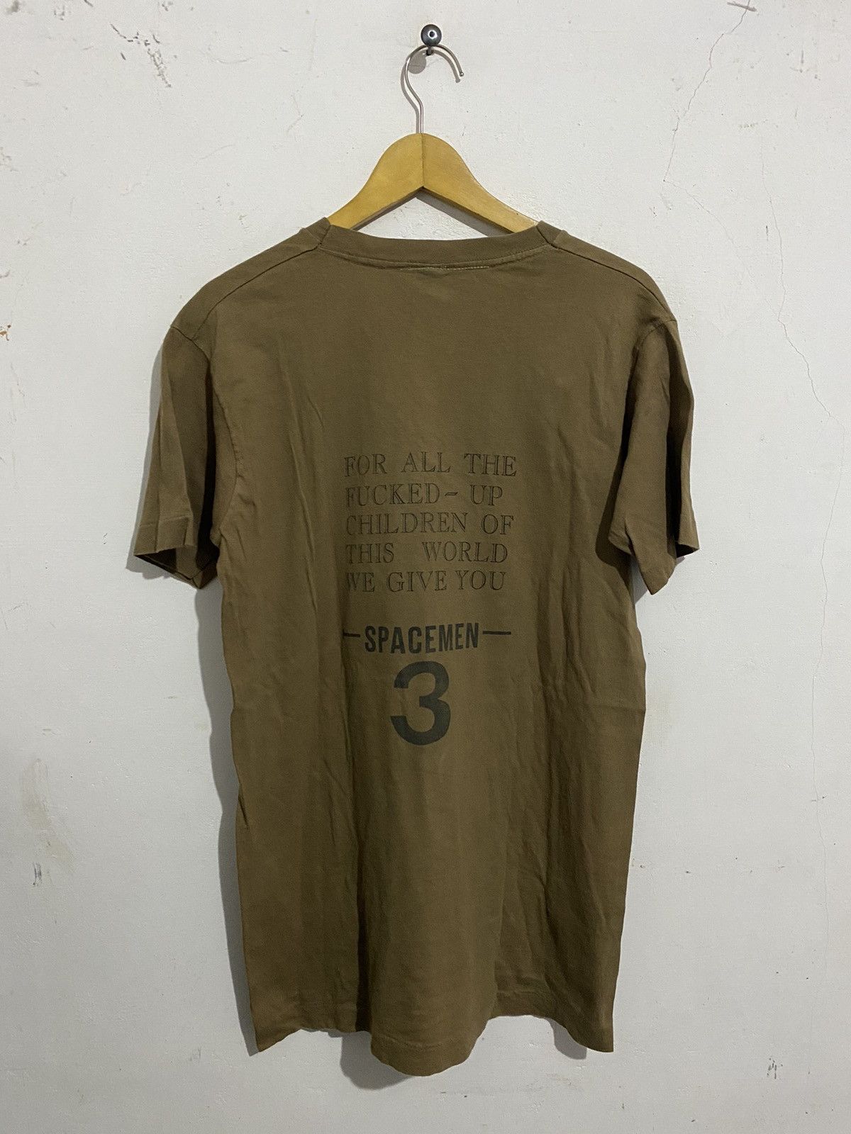 Band Tees 💸BINDINGOFFER💸 Vtg Spaceman 3 For All The Fucked Shirt Word Size US M / EU 48-50 / 2 - 3 Thumbnail