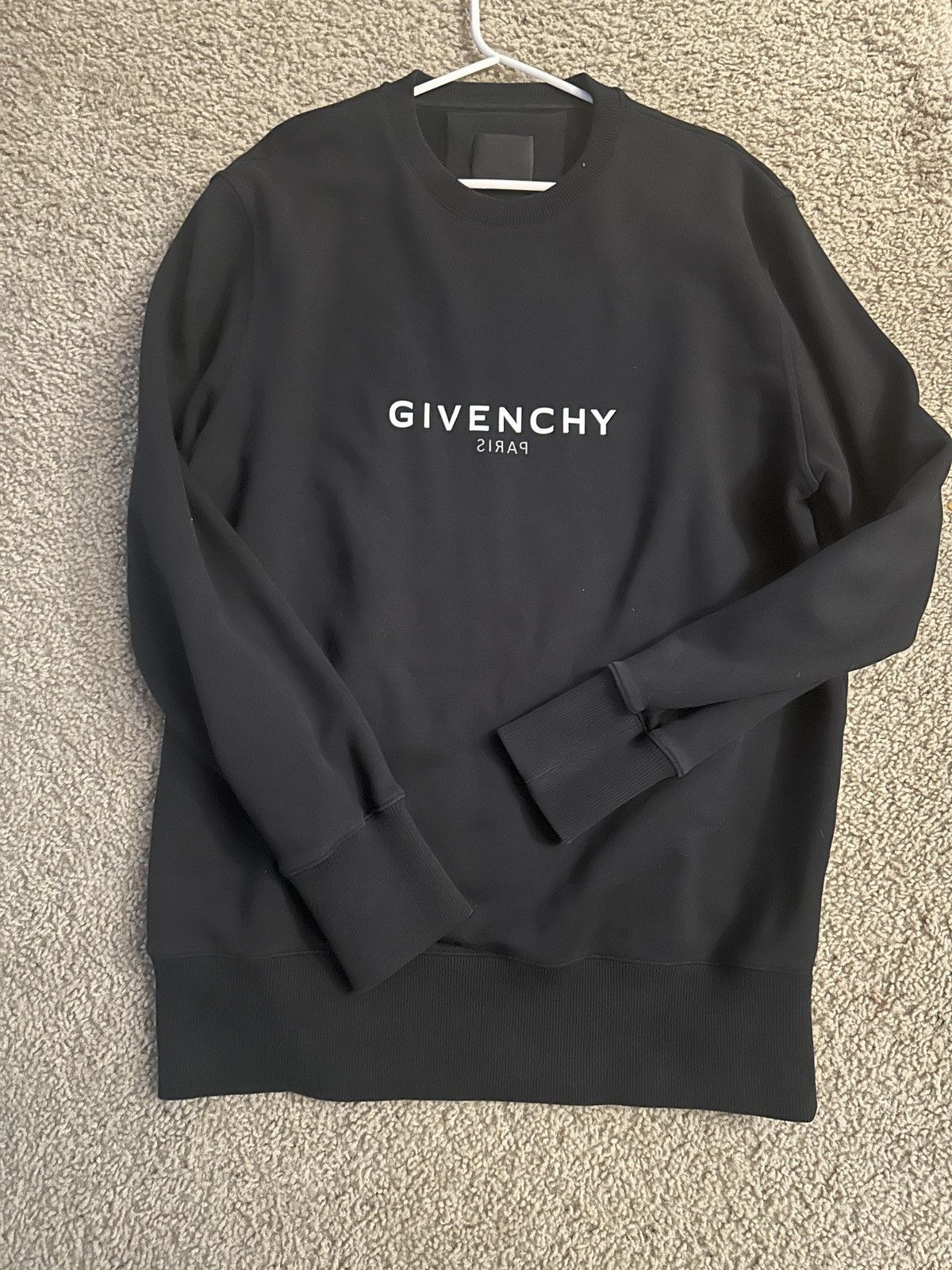 Givenchy Givenchy Reverse Paris Slim fit Sweatshirt Size US S / EU 44-46 / 1 - 1 Thumbnail