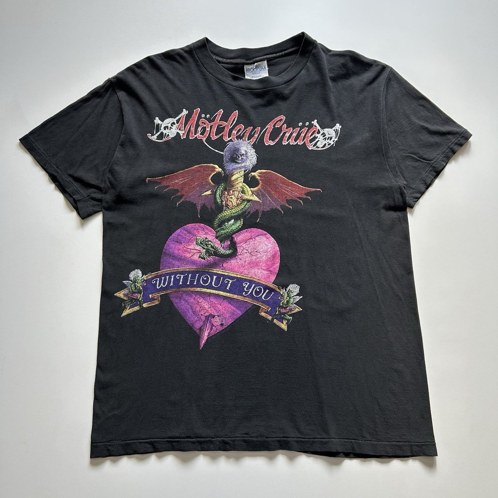 Band Tees × Brockum × Vintage Vintage 1989 Motley Crue Dr Feelgood T-Shirt Large Brockum Size US L / EU 52-54 / 3 - 1 Thumbnail