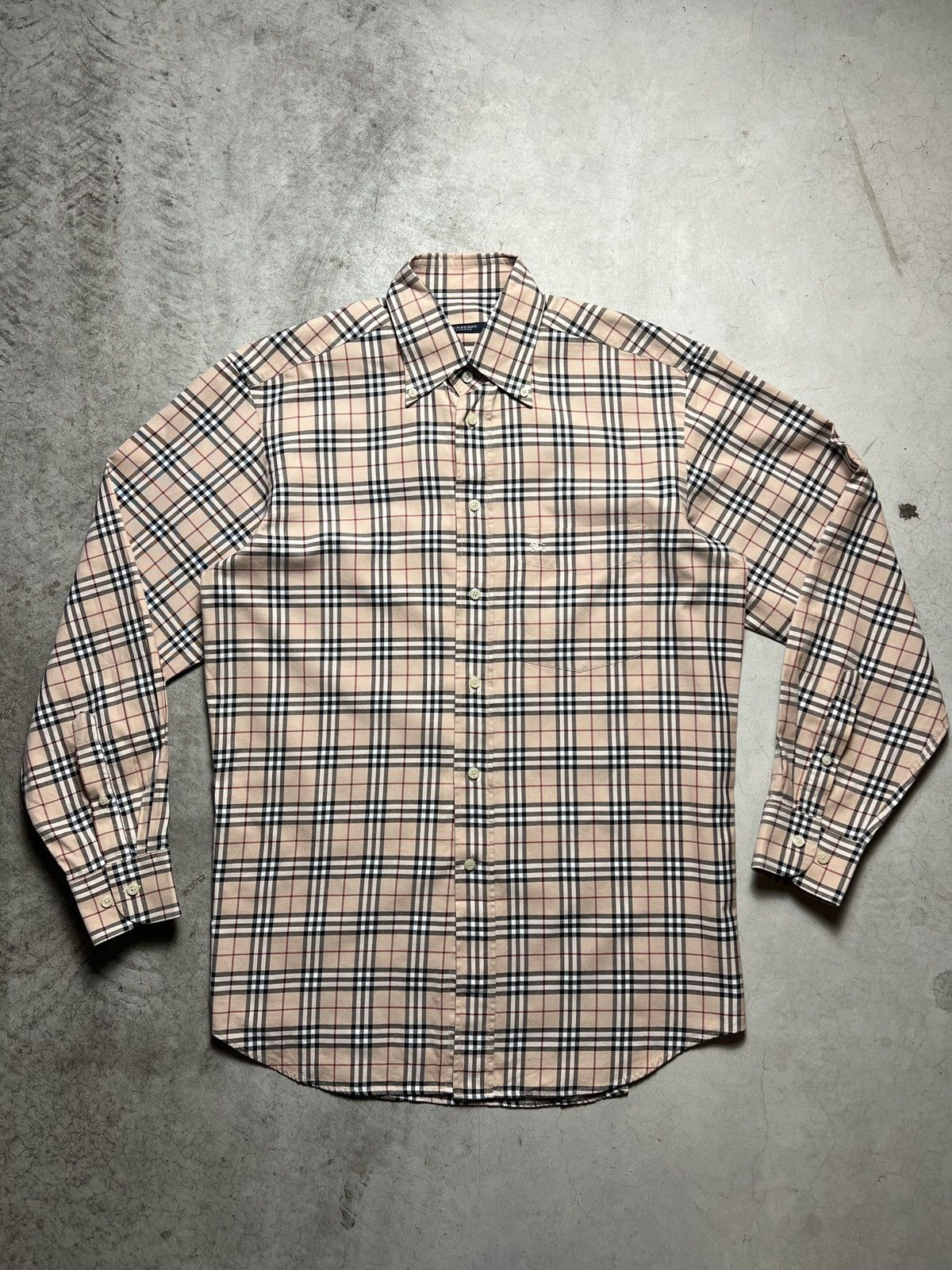 Burberry Burberry Vintage Checkered Shirt Size US L / EU 52-54 / 3 - 1 Thumbnail