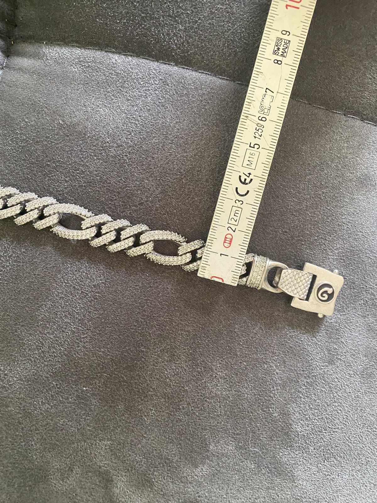 Jewelry iced figaro necklace chain Size ONE SIZE - 3 Thumbnail