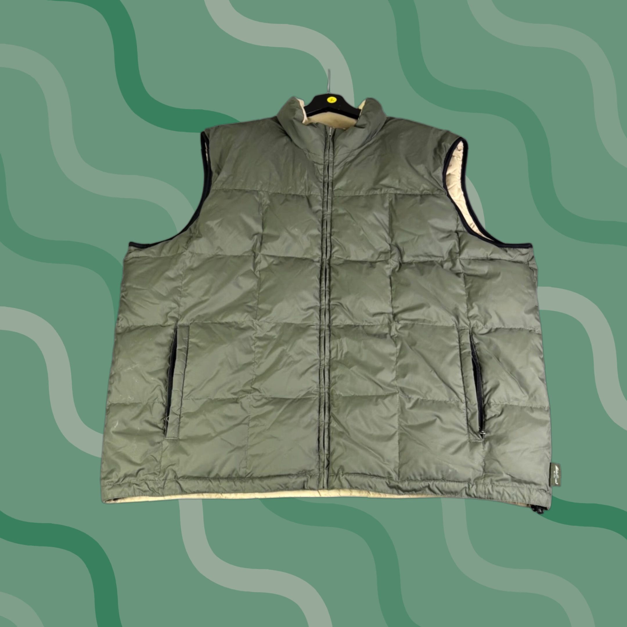 Eddie Bauer Eddie Bauer Men's Quilted Puffer Vest Olive Green Full Zip Insulated Outdoor 2X Size US XXL / EU 58 / 5 - 1 Thumbnail