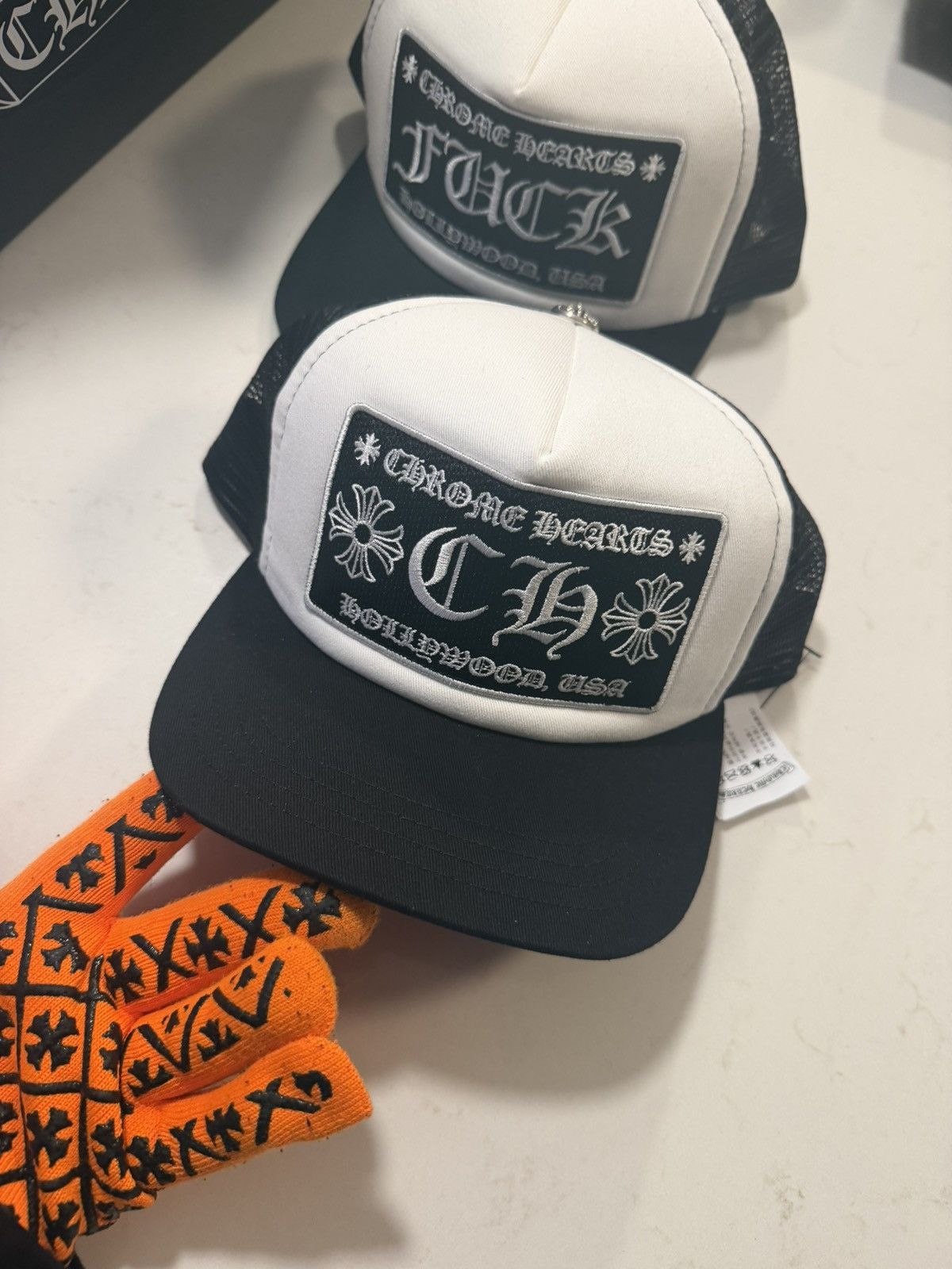 Chrome Hearts Chrome hearts hollywood trucker hat Size ONE SIZE - 6 Thumbnail