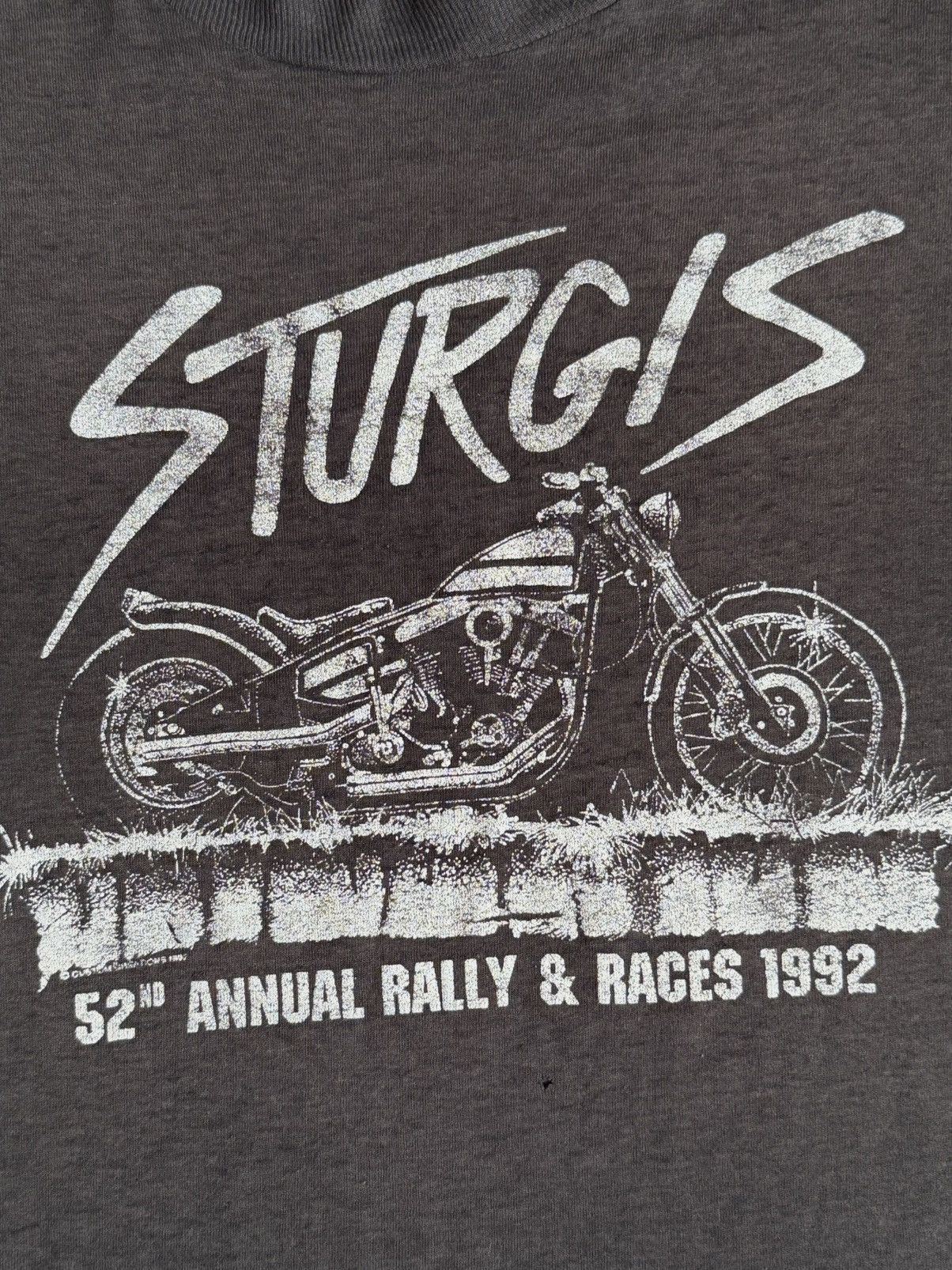 Vintage 🔷Vintage USA Sturgis Rally Black Hills Classic T-shirt 1991🔷 Size US L / EU 52-54 / 3 - 3 Thumbnail