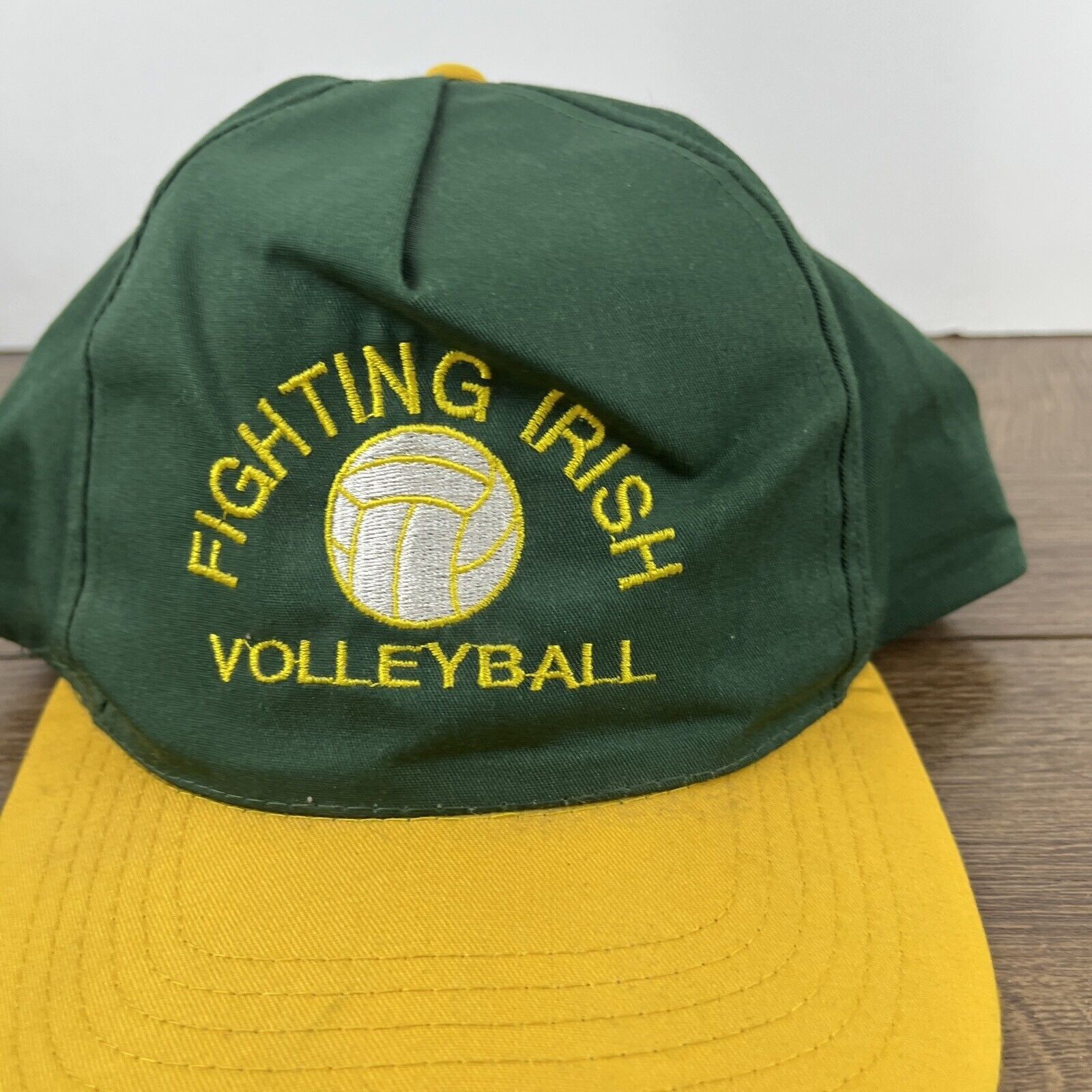 Other Notre Dame Fighting Irish Hat Volleyball Green Hat Snapback Size ONE SIZE - 8 Thumbnail