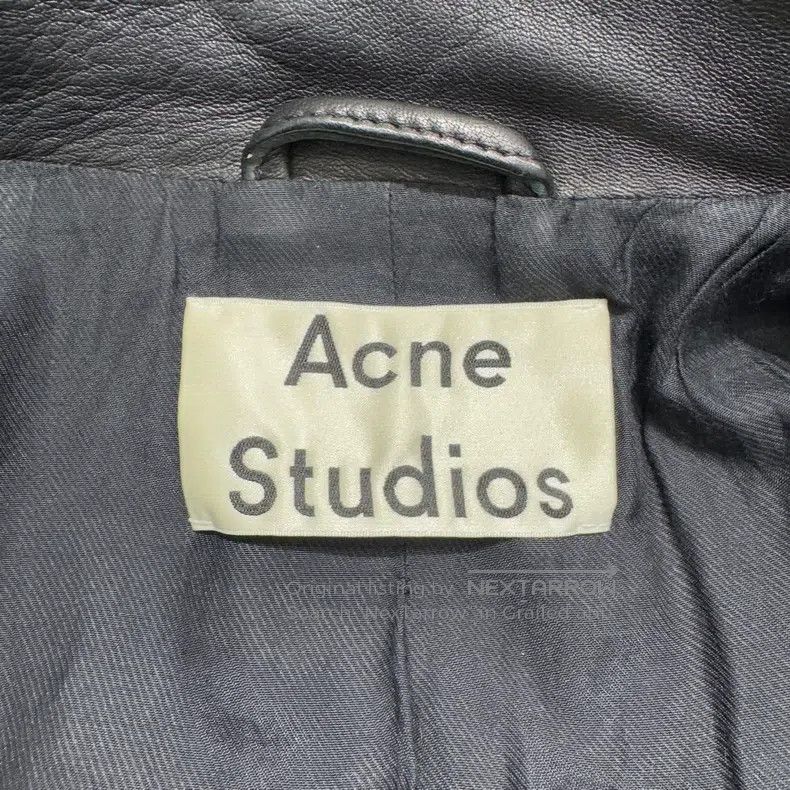 Acne Studios Acne Studios Leather Biker Jacket Size XXS / US 00 / IT 34 - 3 Thumbnail