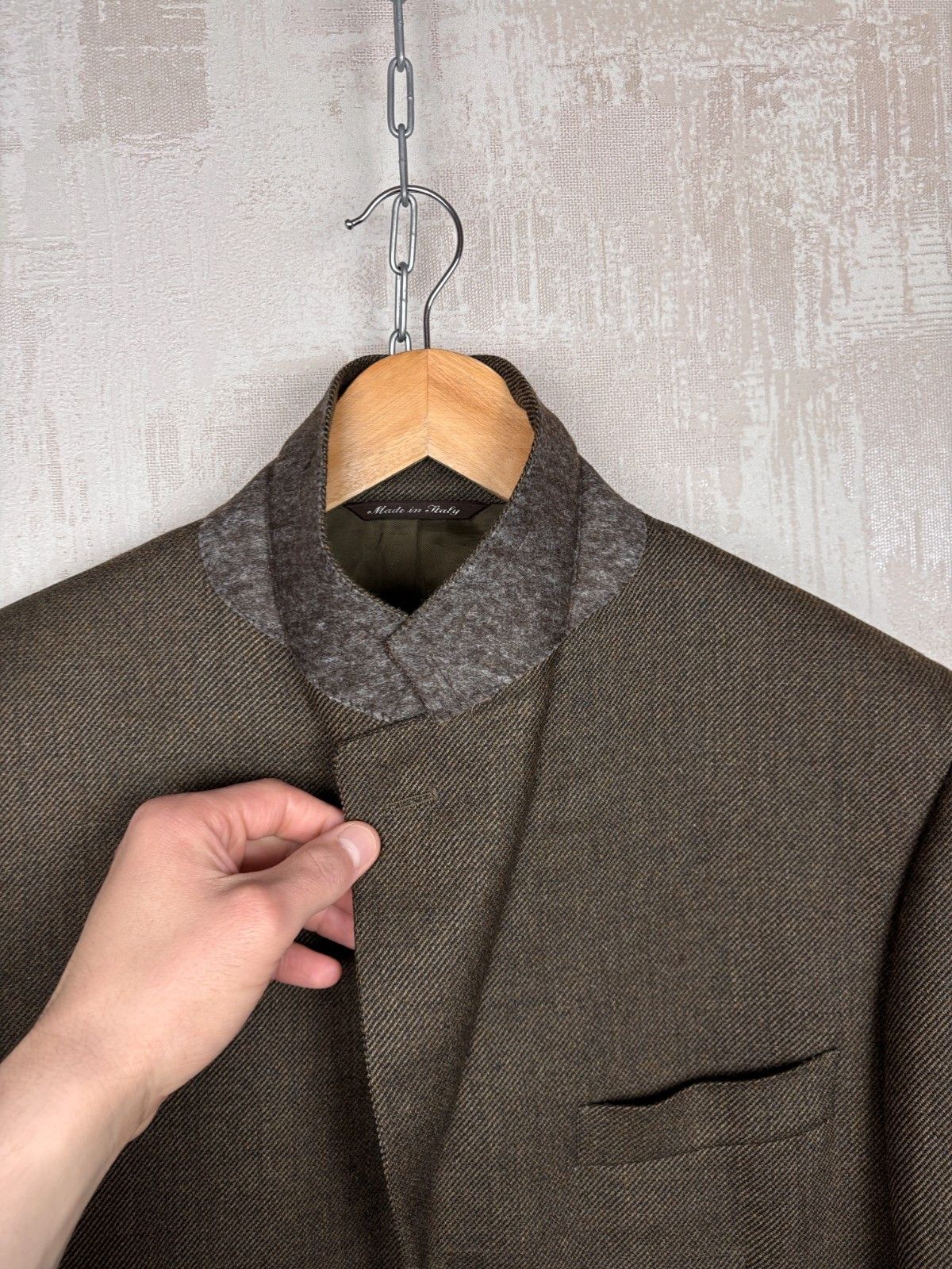 Canali Vintage CANALI Wool Blazer Elbow Pads Size 48R ( 38R US) Size 48R - 9 Thumbnail