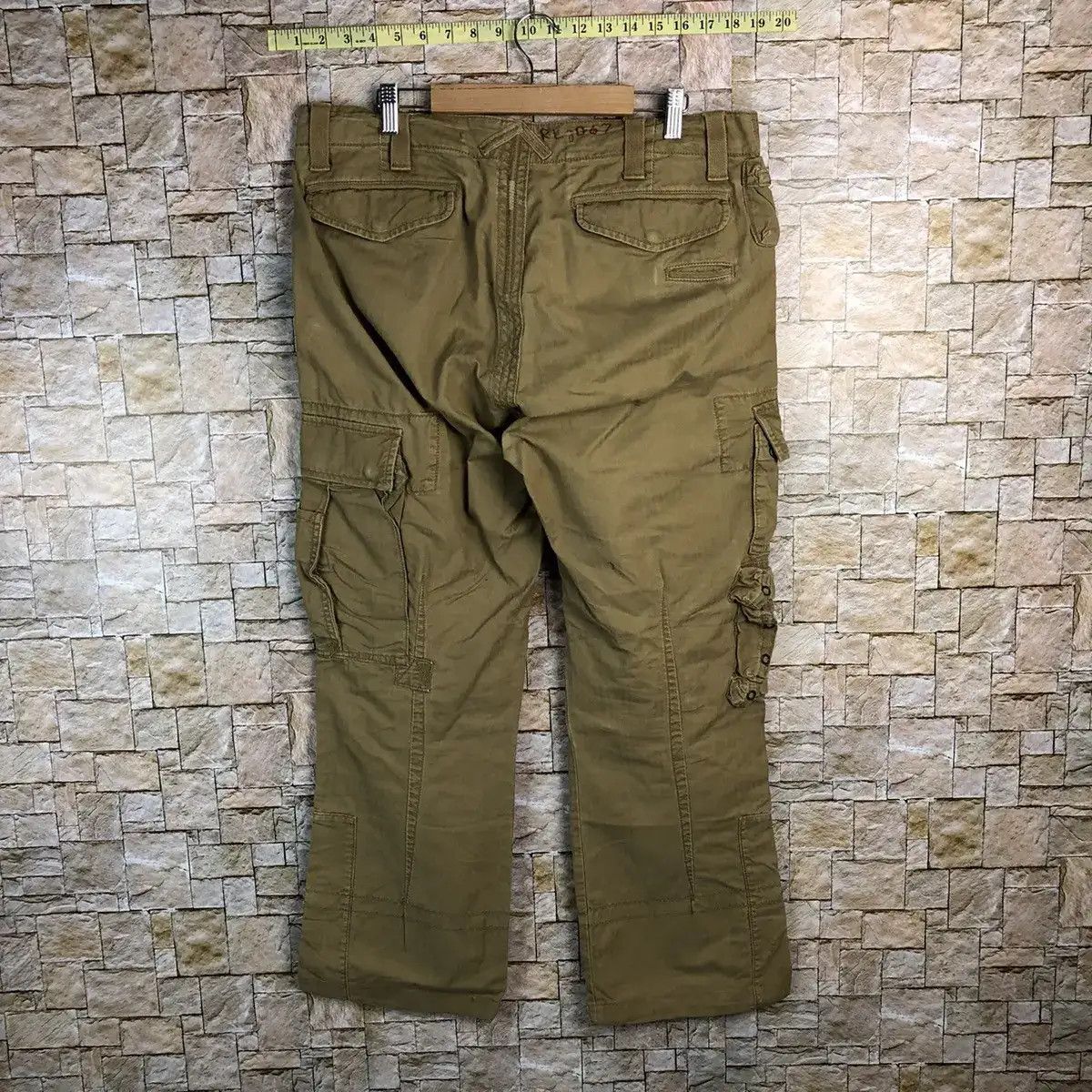Ralph Lauren DL Ralph Lauren double knee 3d pocket Cargo Pants #A140 Size US 35 - 16 Thumbnail