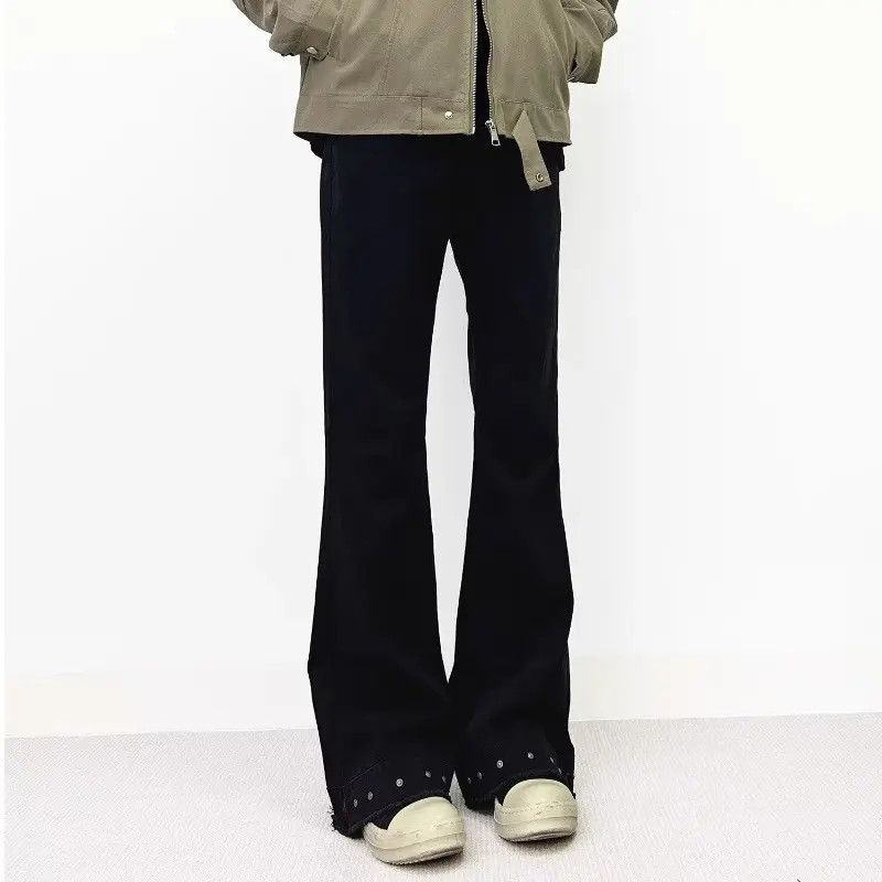 Japanese Brand Retro loose high street micro flared jeans Size US 30 / EU 46 - 1 Thumbnail