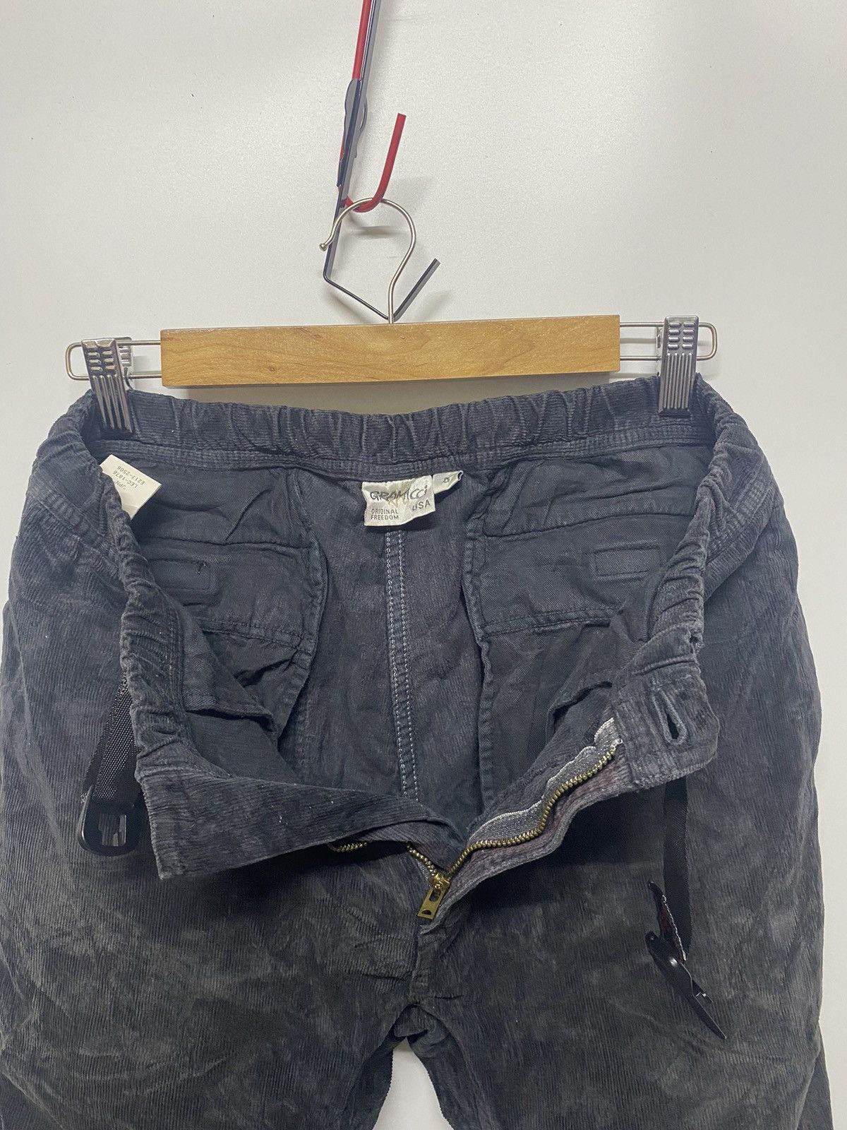 Gramicci Gramicci Original Freedom Corduroy Belted Navy Pants Size US 30 / EU 46 - 10 Thumbnail